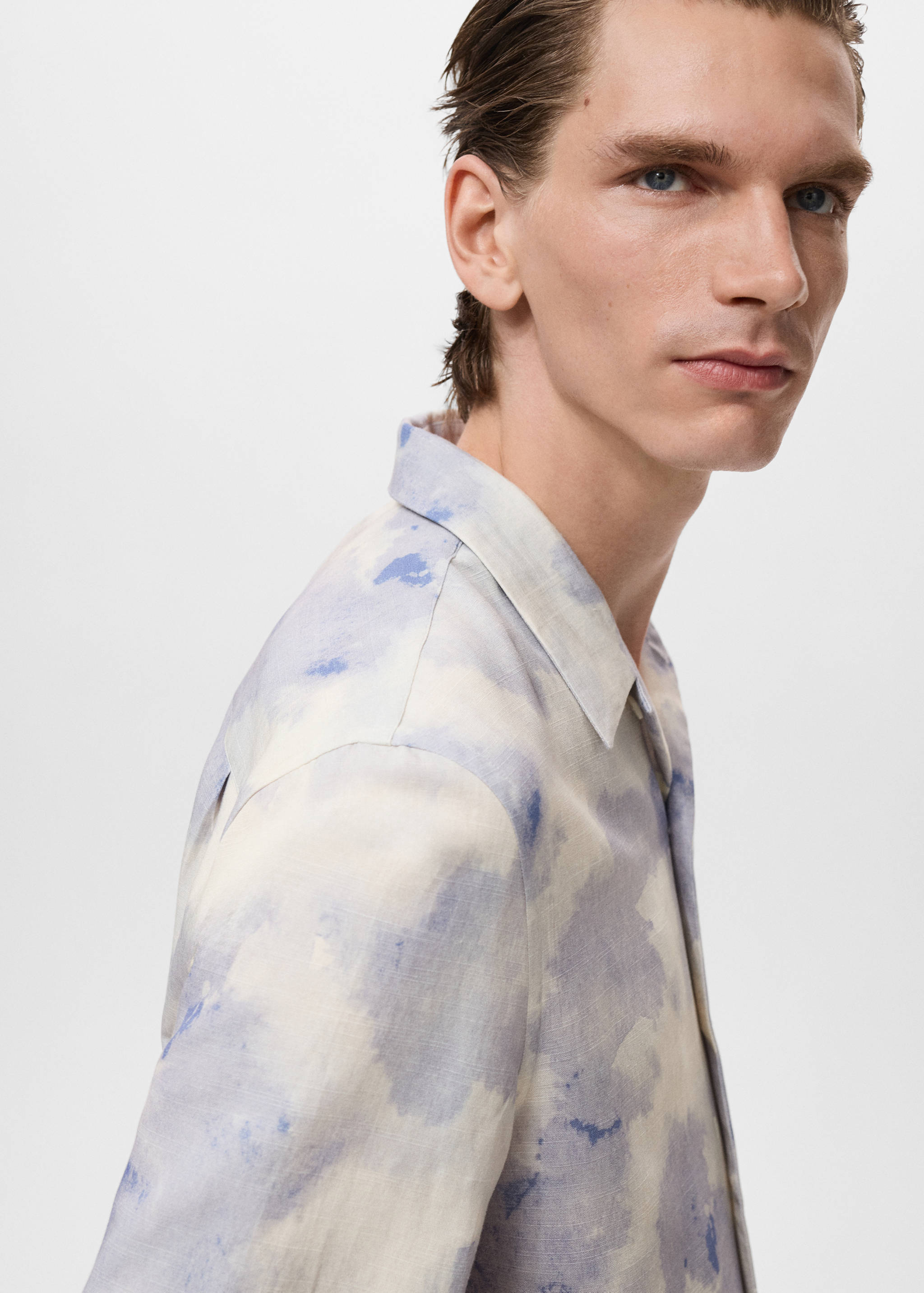 Printed bowling shirt - Details of the article 1