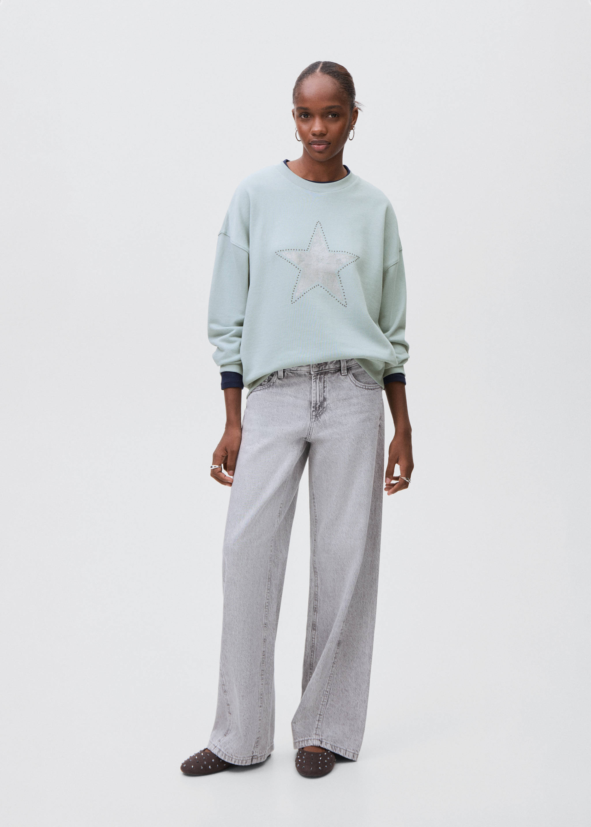 Star-studded sweatshirt - General plane