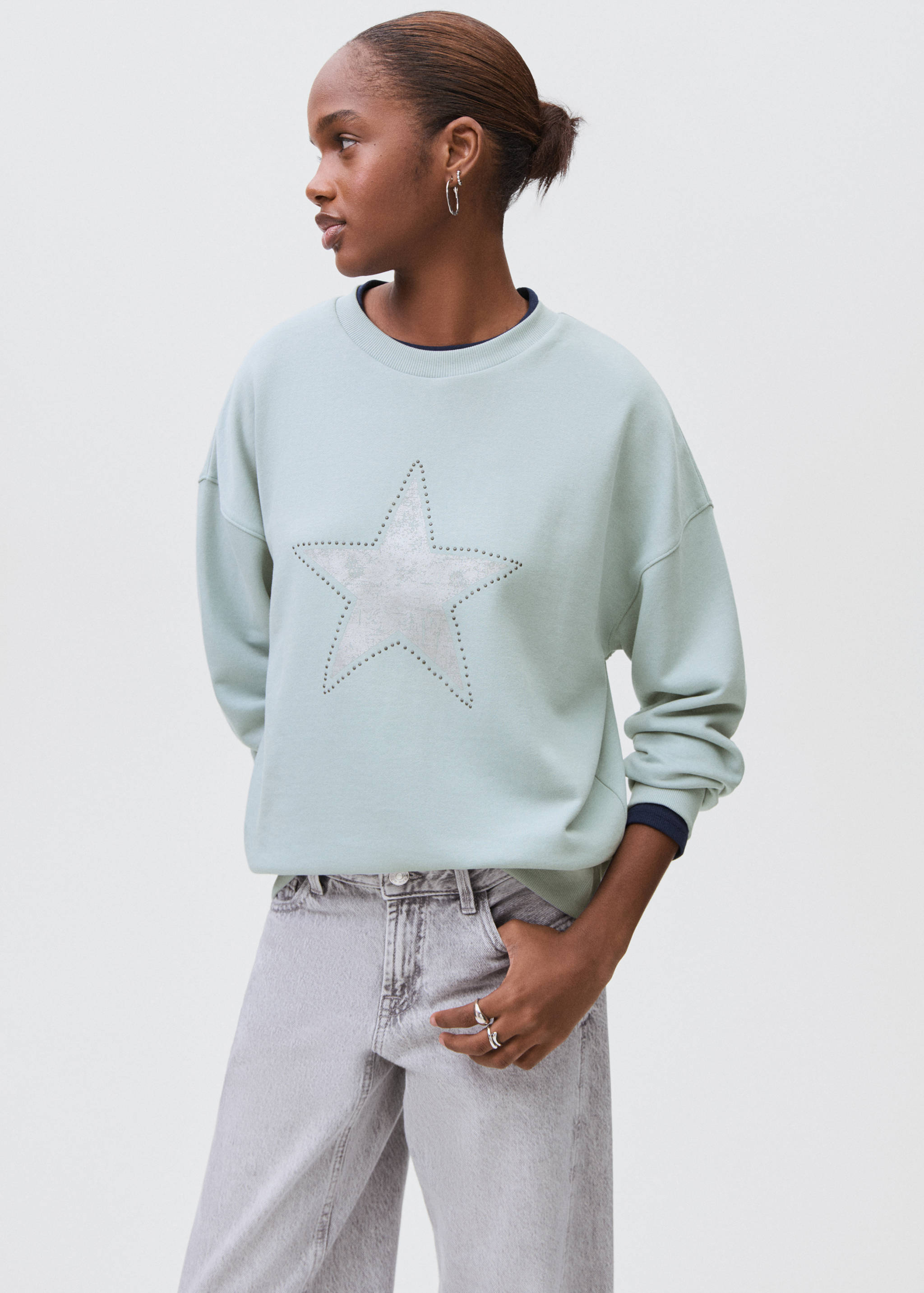 Star-studded sweatshirt - Medium plane