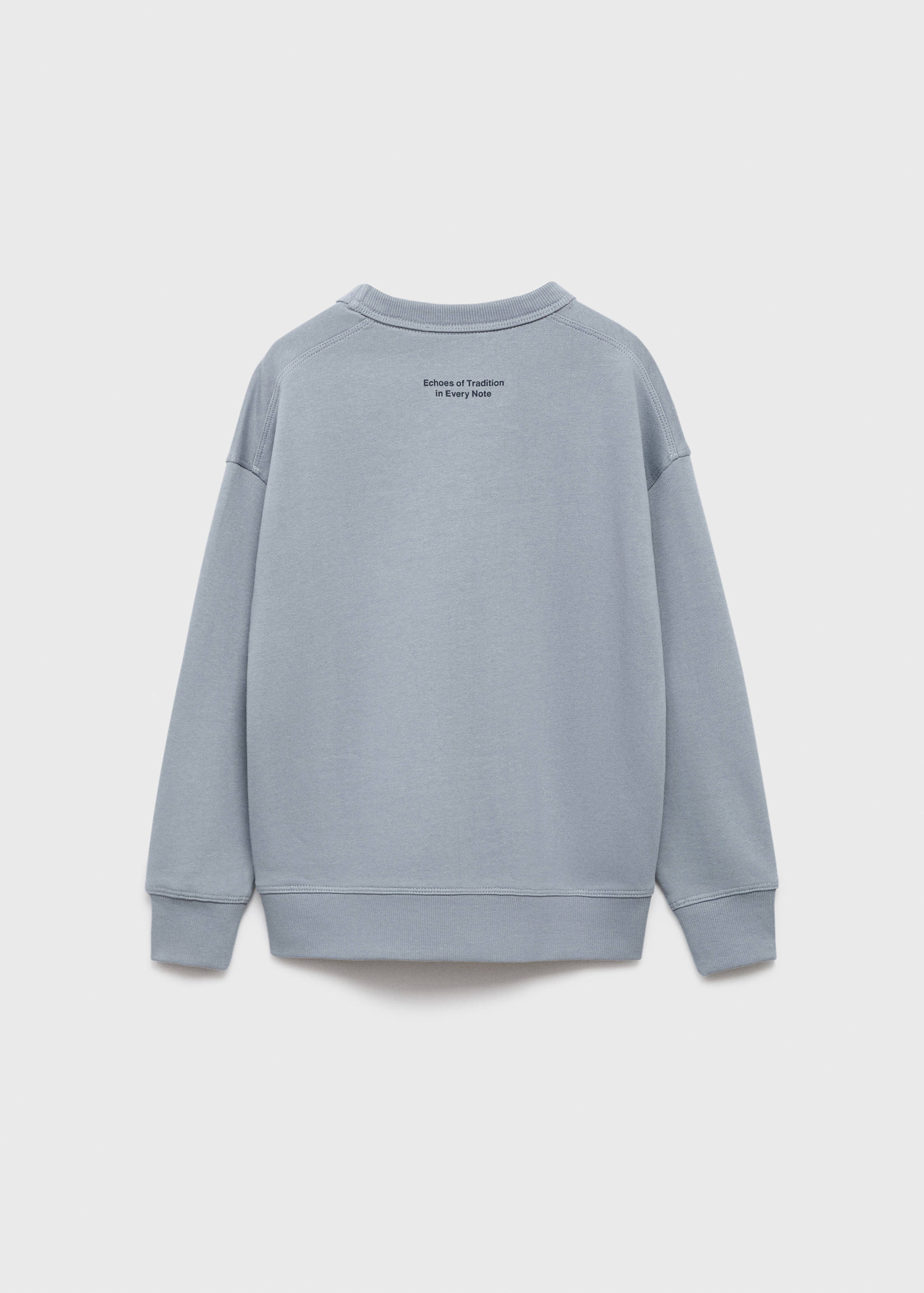 Oversized cotton sweatshirt - Reverse of the article