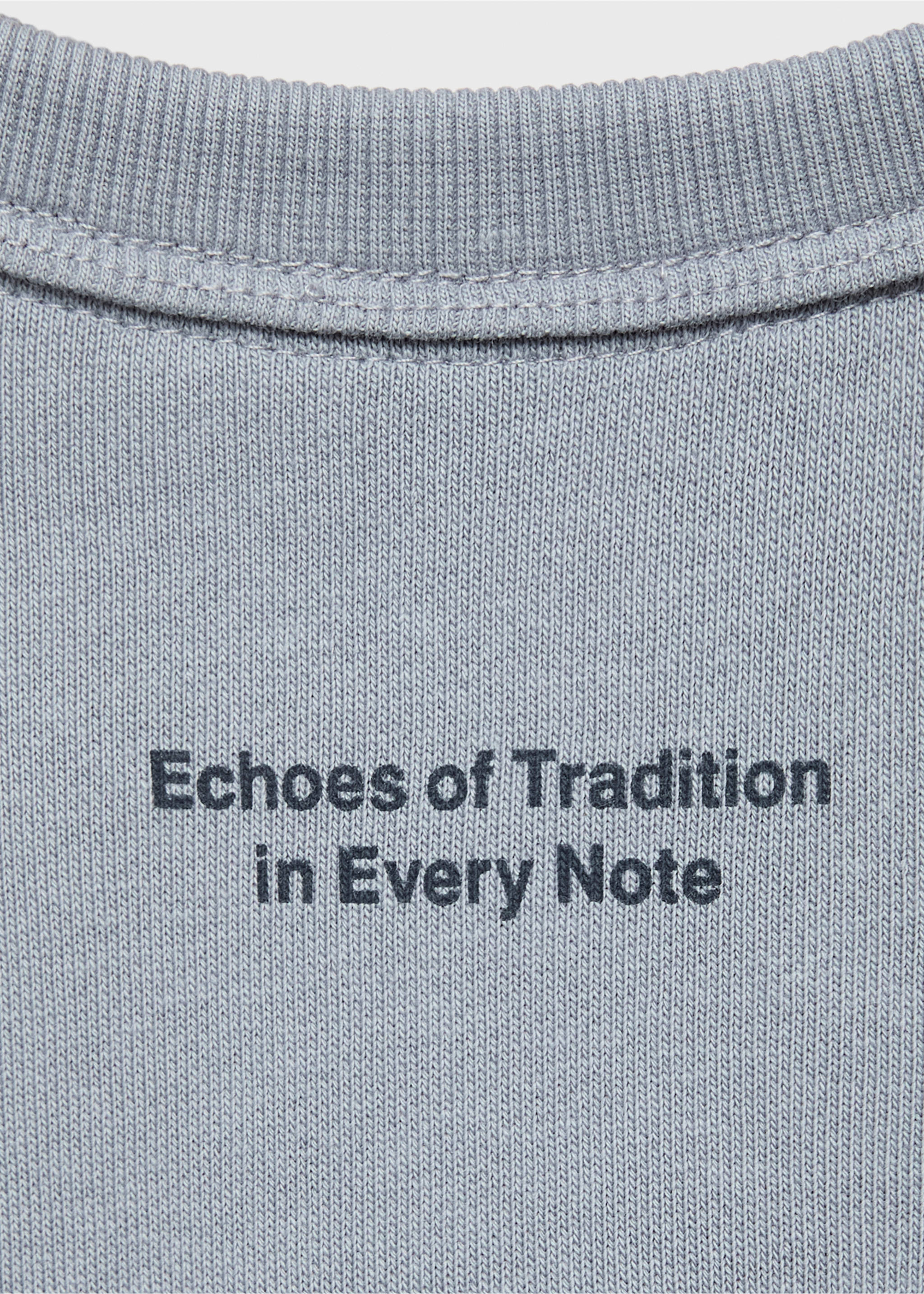 Oversized cotton sweatshirt - Details of the article 0, Blue. Ref: 17074782-00.