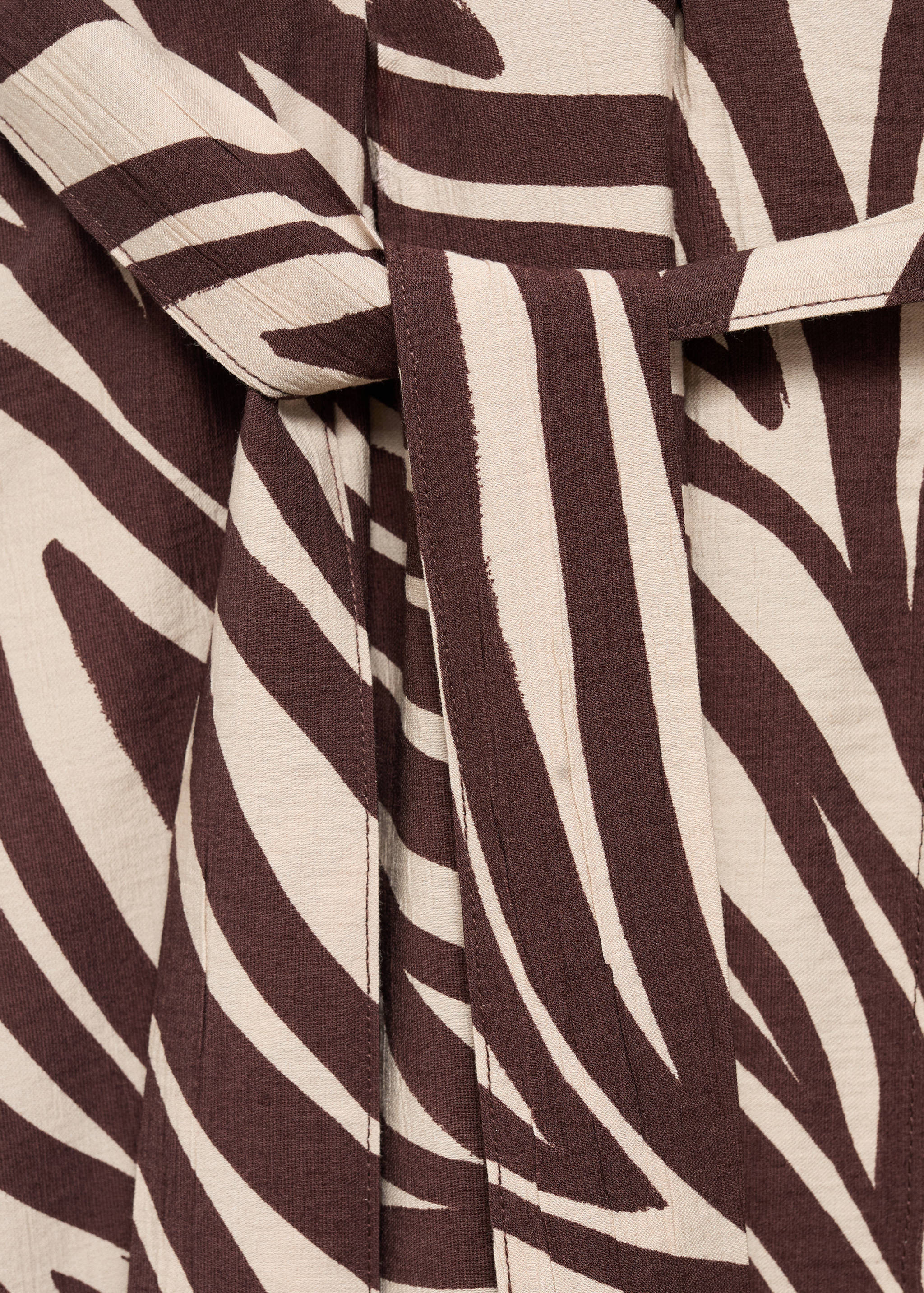 Printed shirt dress - Details of the article 8