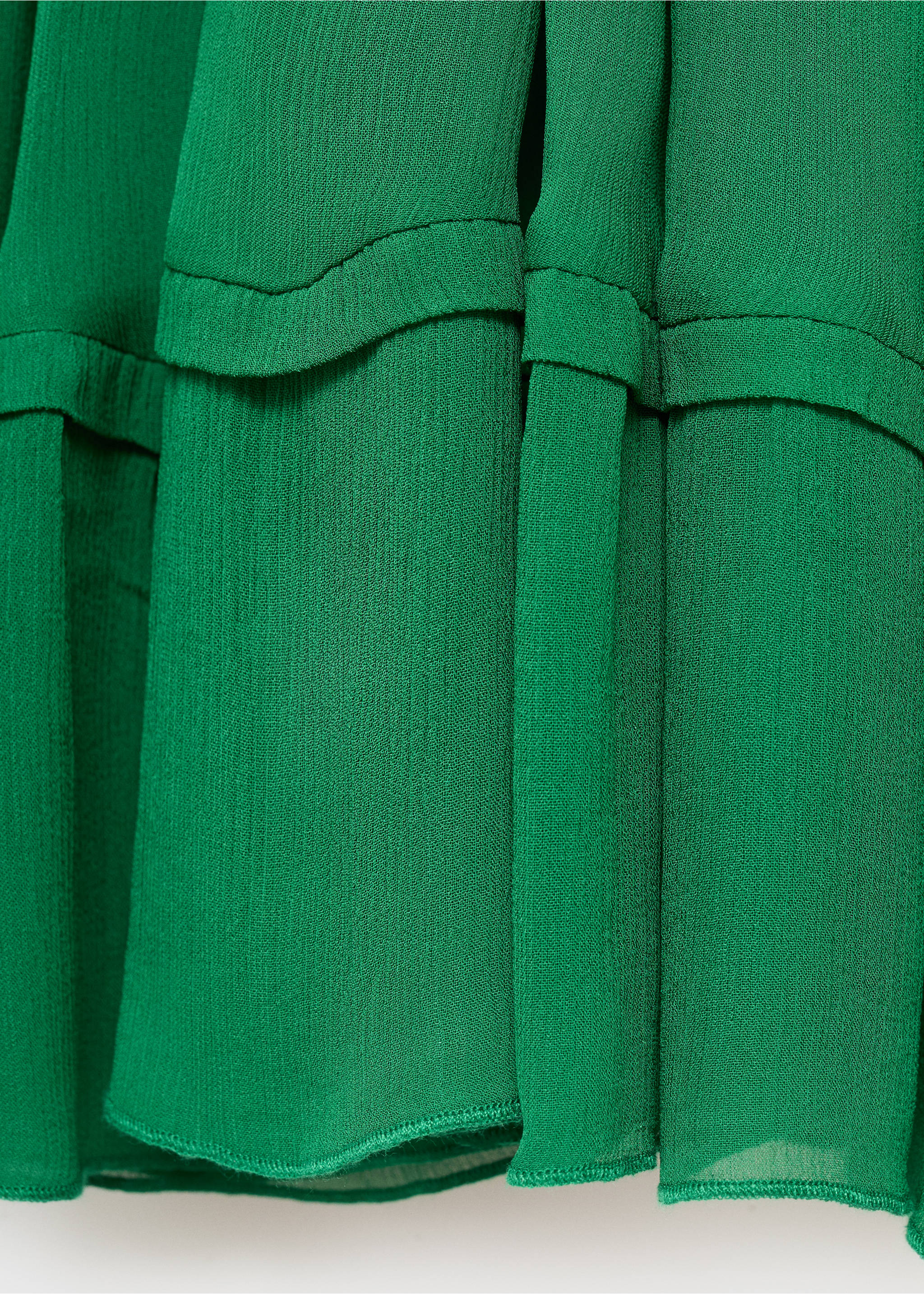 Plissiertes Top mit Rückenausschnitt - Detail des Artikels 0, Grün. Ref: 17074787-00.