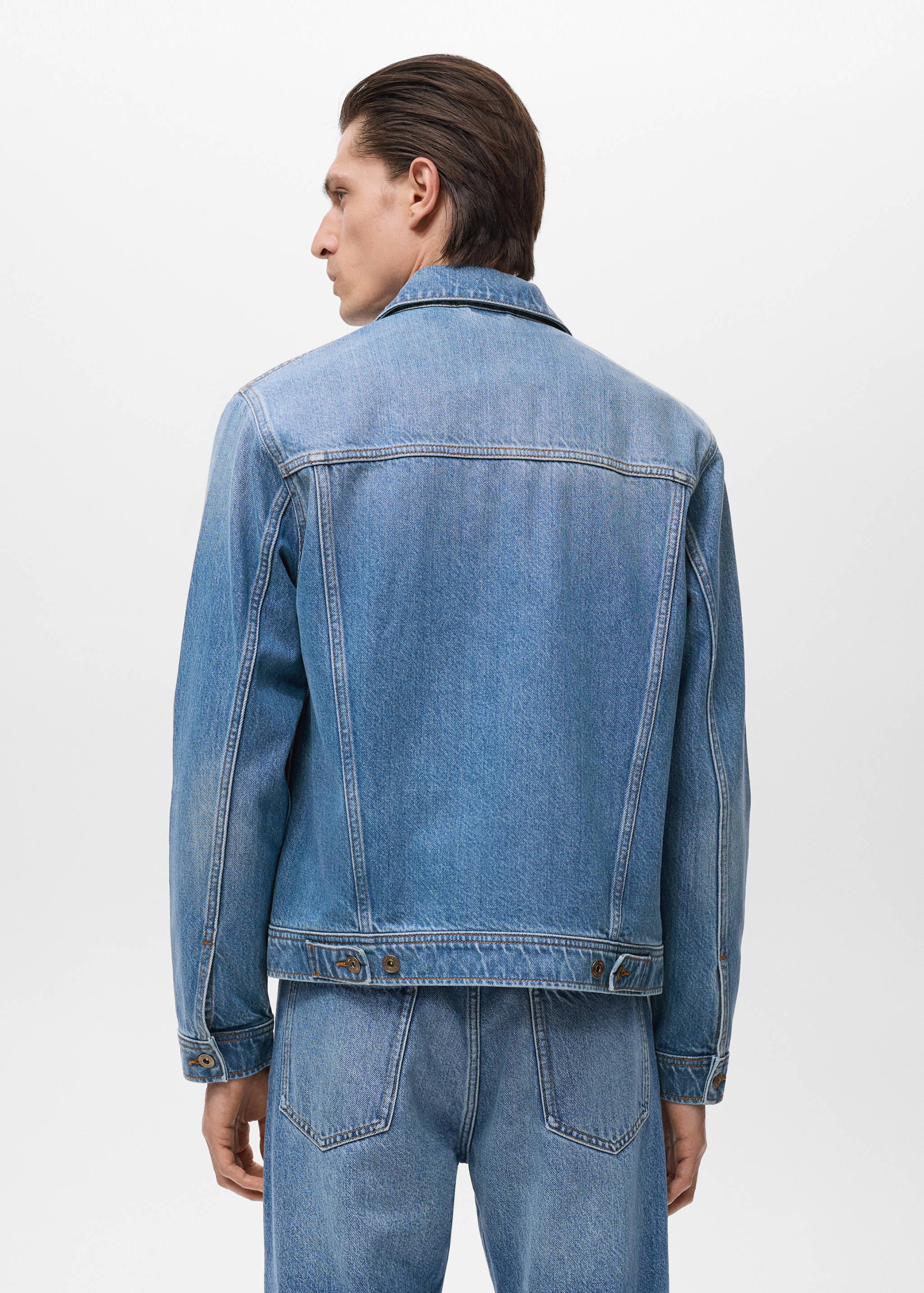 Blouson en jean poches - Verso de l’article
