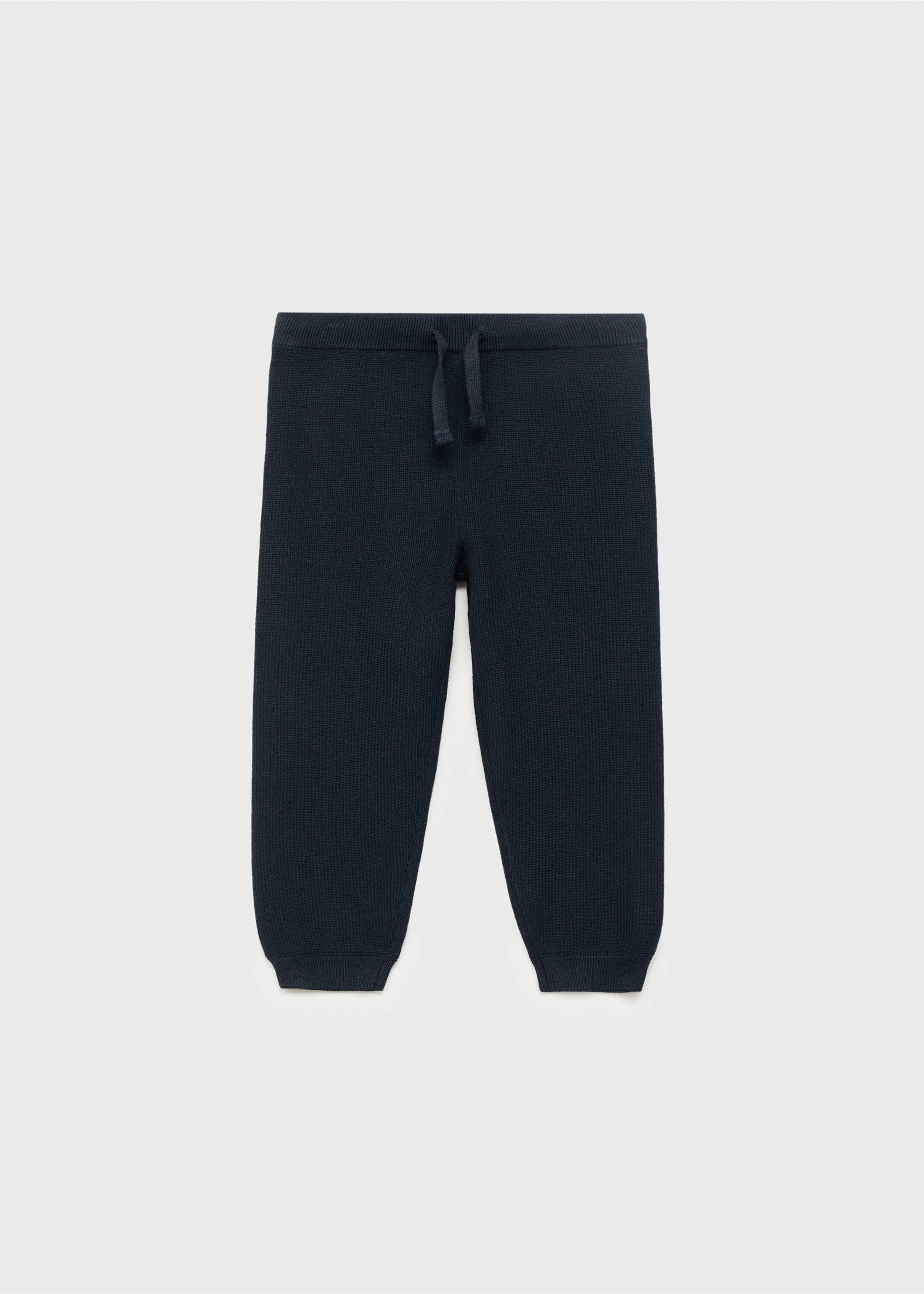 Pantalon maille coton - Article sans modèle, Bleu marine. Ref: 17075148-00.