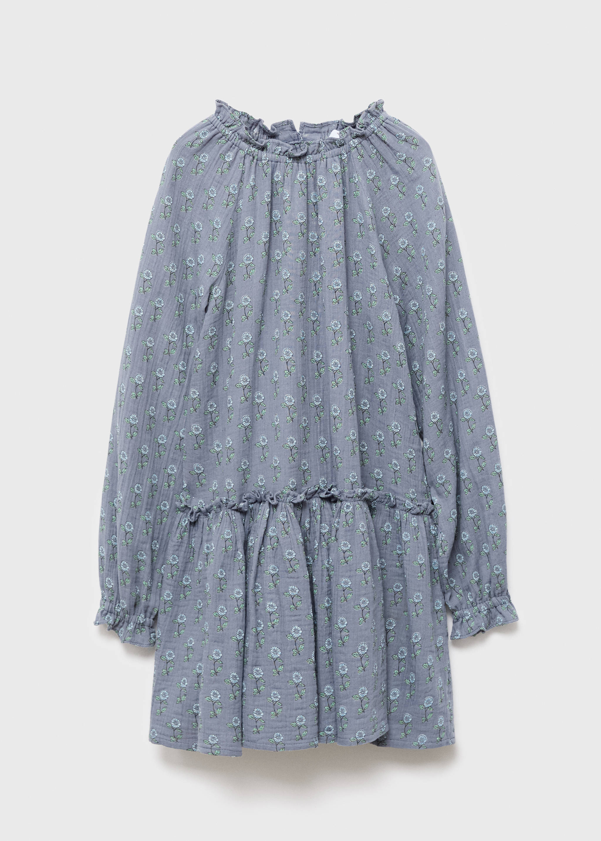 Robe florale à volant - Article sans modèle