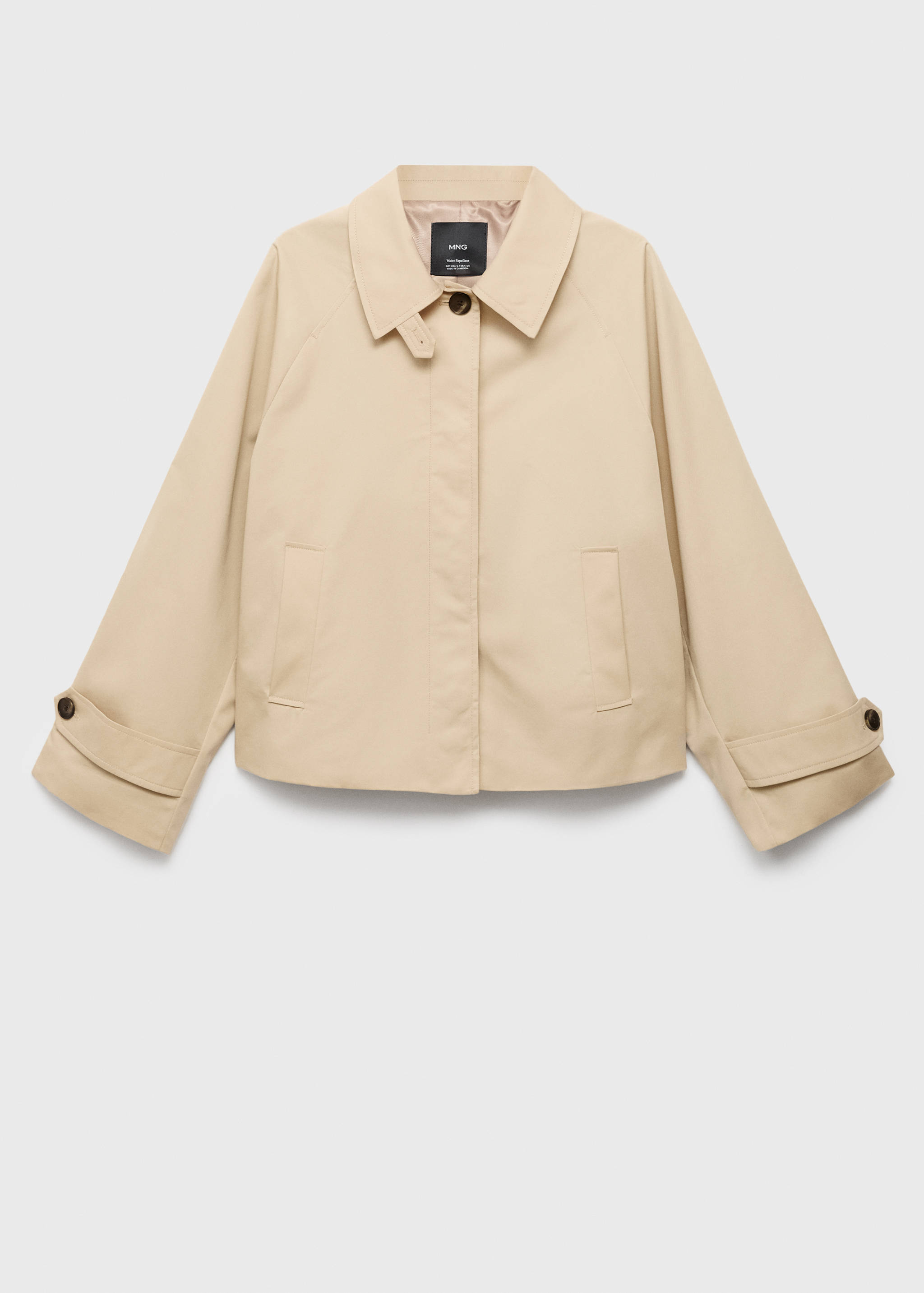 Trench corto oversize trabillas - Artículo sin modelo