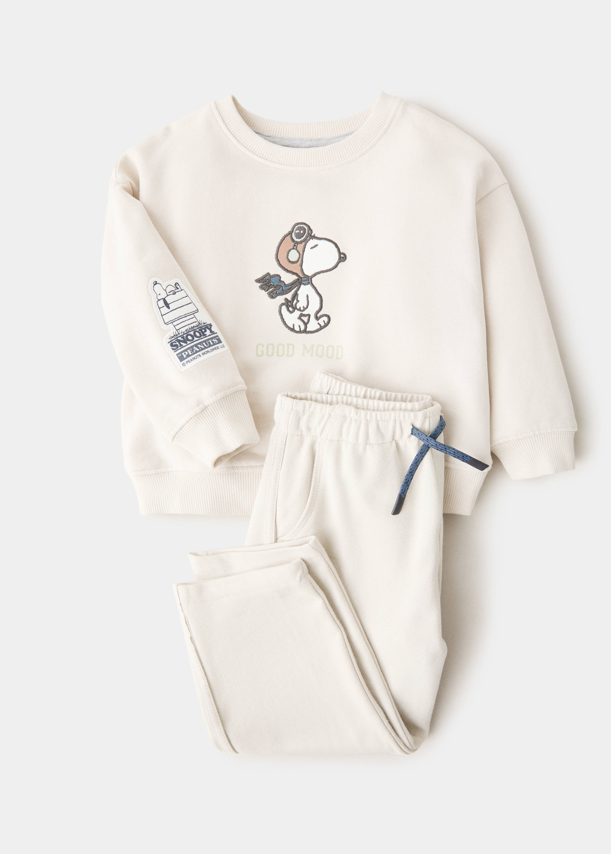 Cotton drawstring joggers - Details of the article 0