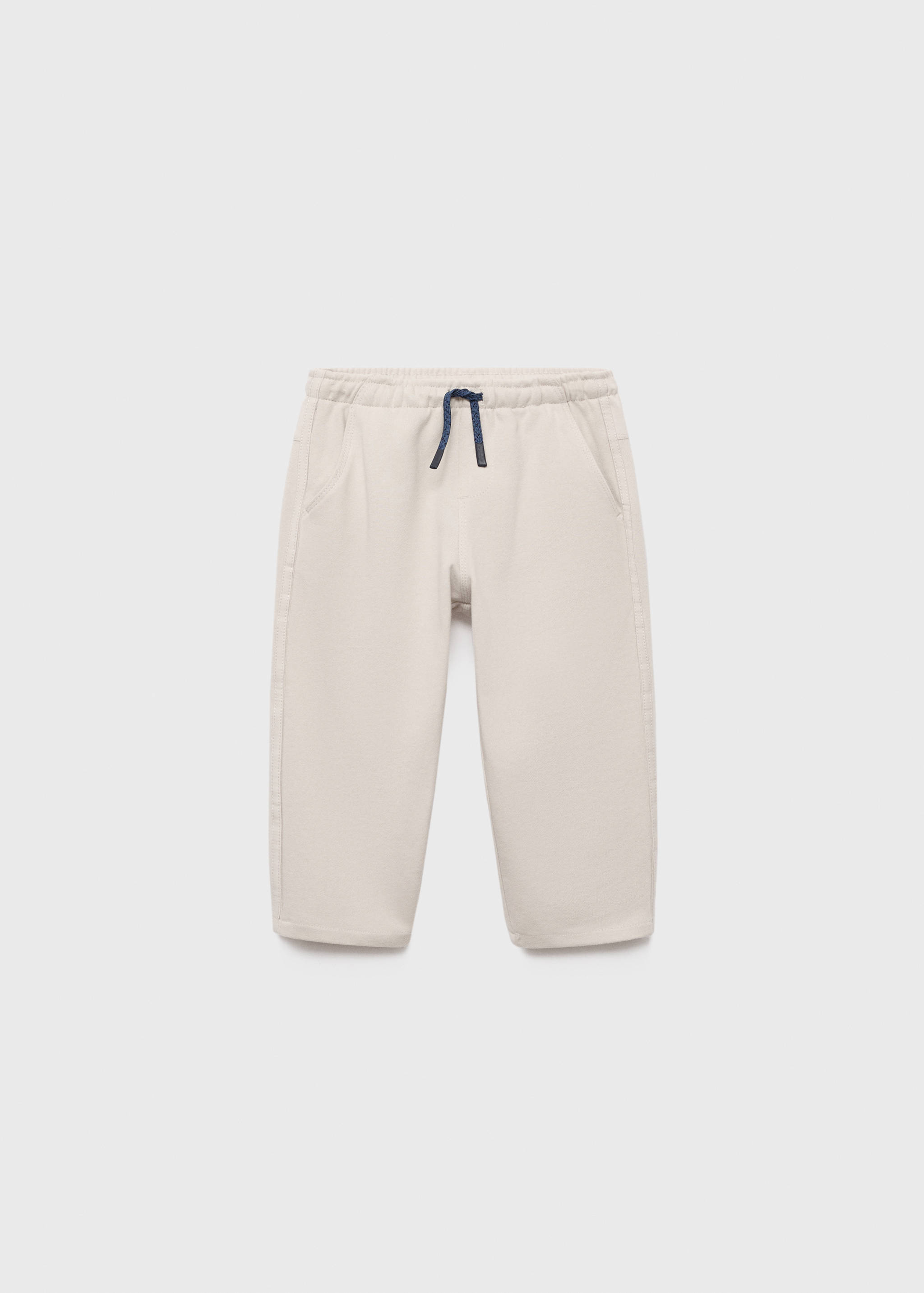 Cotton drawstring joggers - Article without model