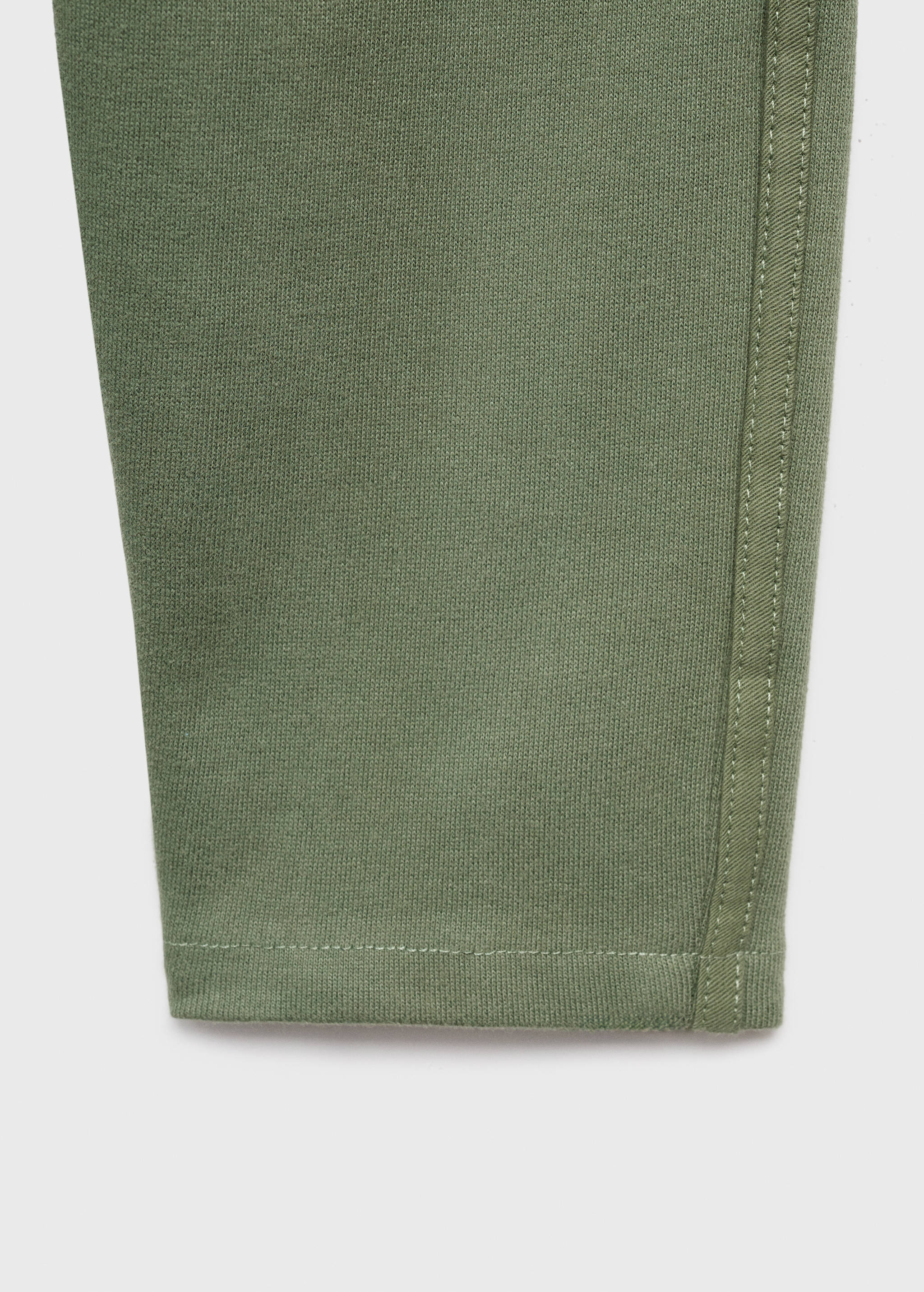 Cotton drawstring joggers - Details of the article 8