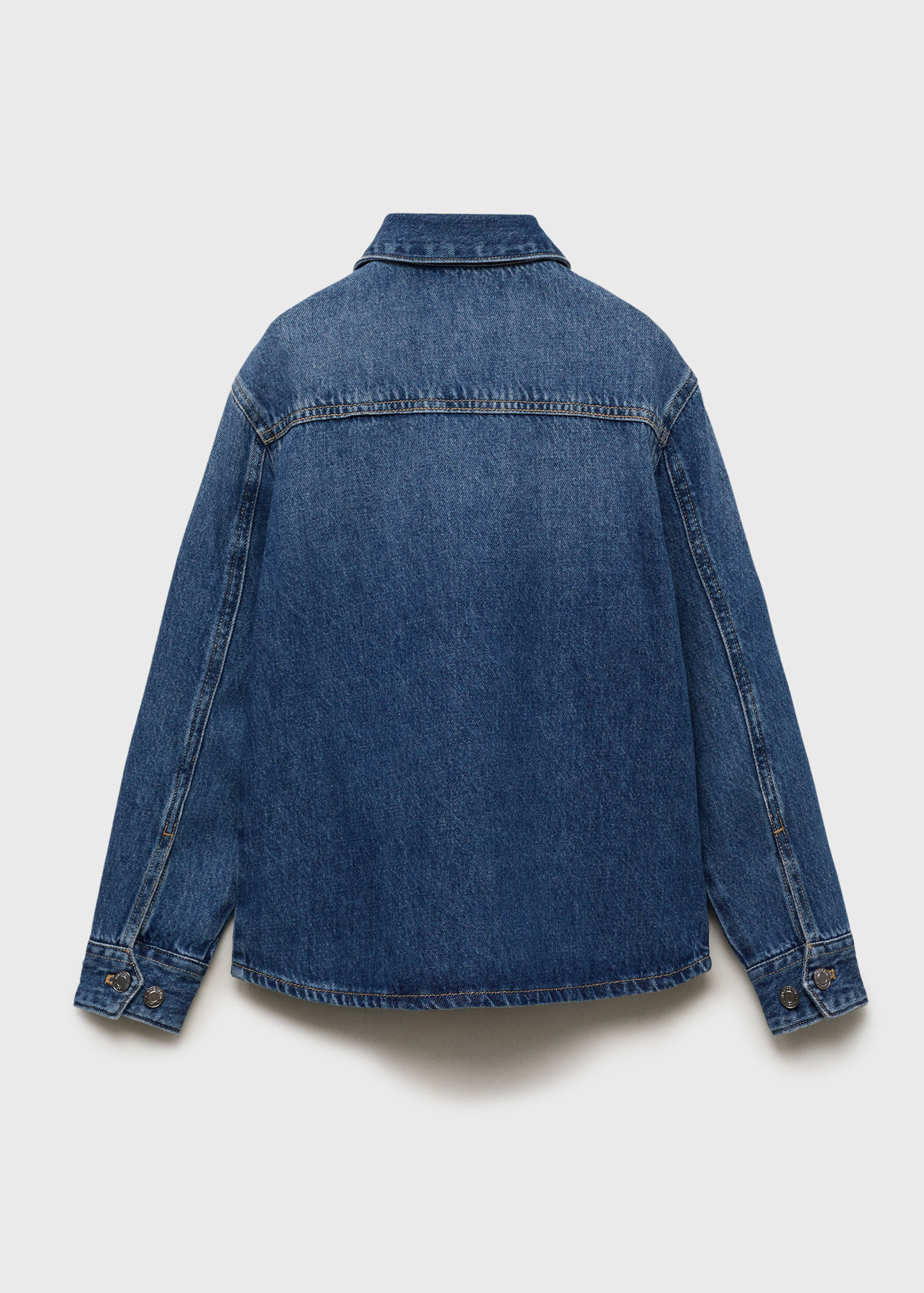 Cotton denim jacket - Reverse of the article