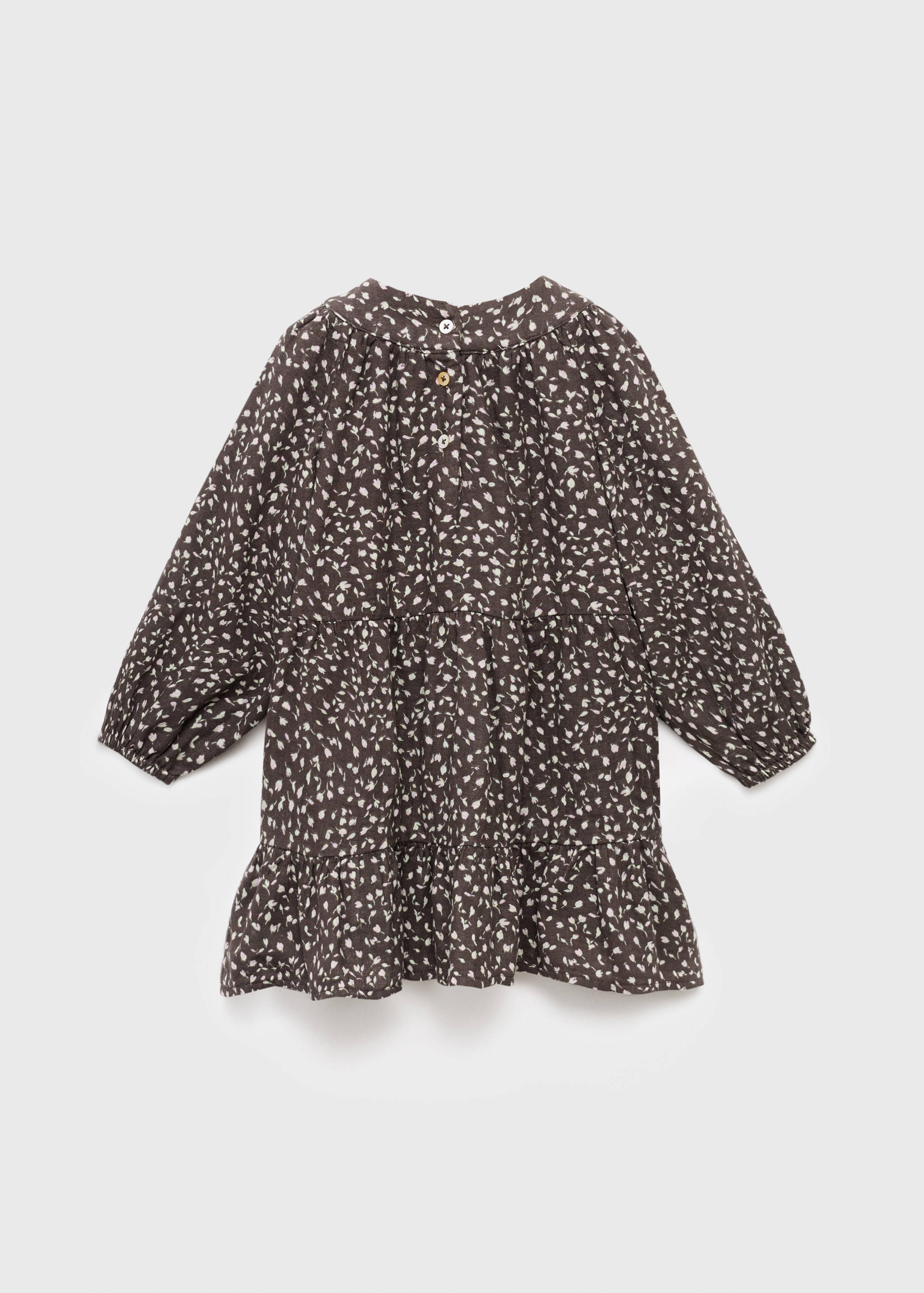 Ruffled floral dress - Reverse of the article