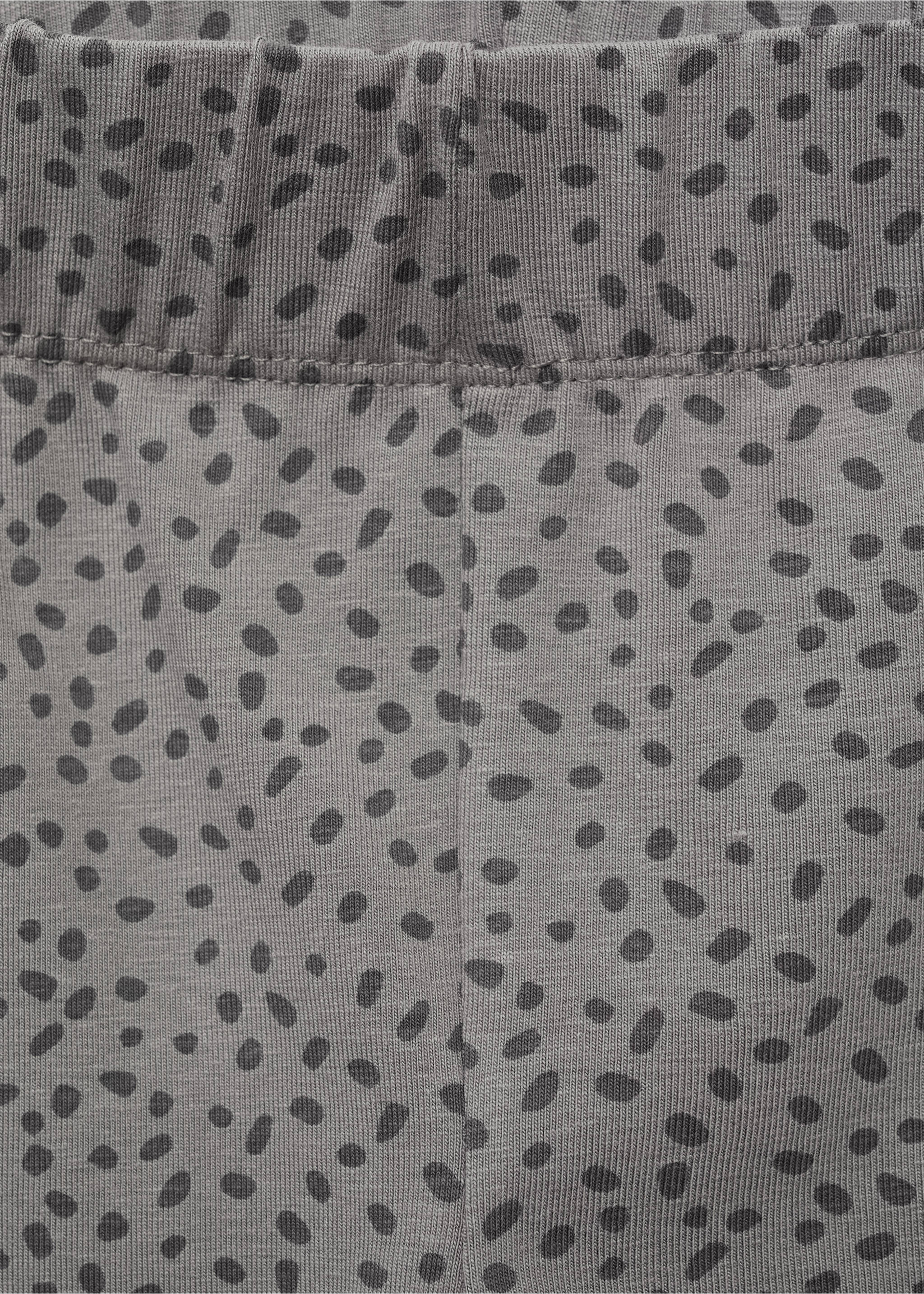 Printed leggings - Details of the article 8, Grey. Ref: 17075159-00.