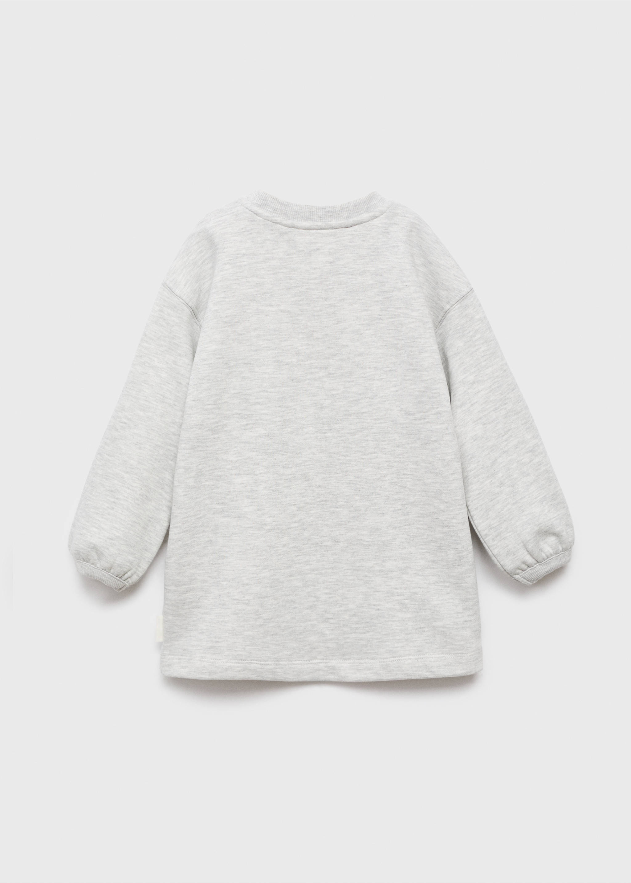 Snoopy sweatshirt dress - Reverse of the article, Light Heather Grey. Ref: 17075160-00.