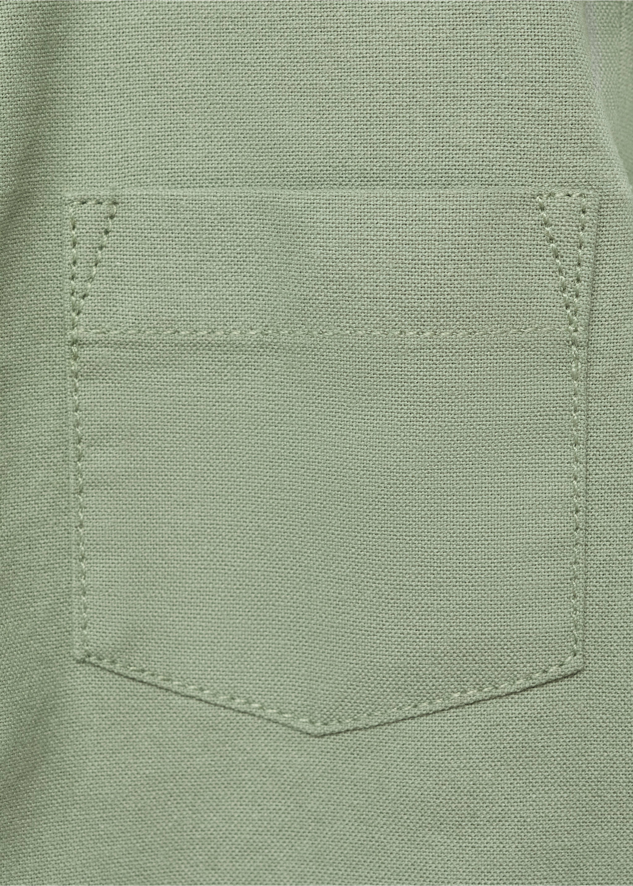 Chemise coton col classique - Détail de l'article 0, Kaki. Ref: 17075163-00.