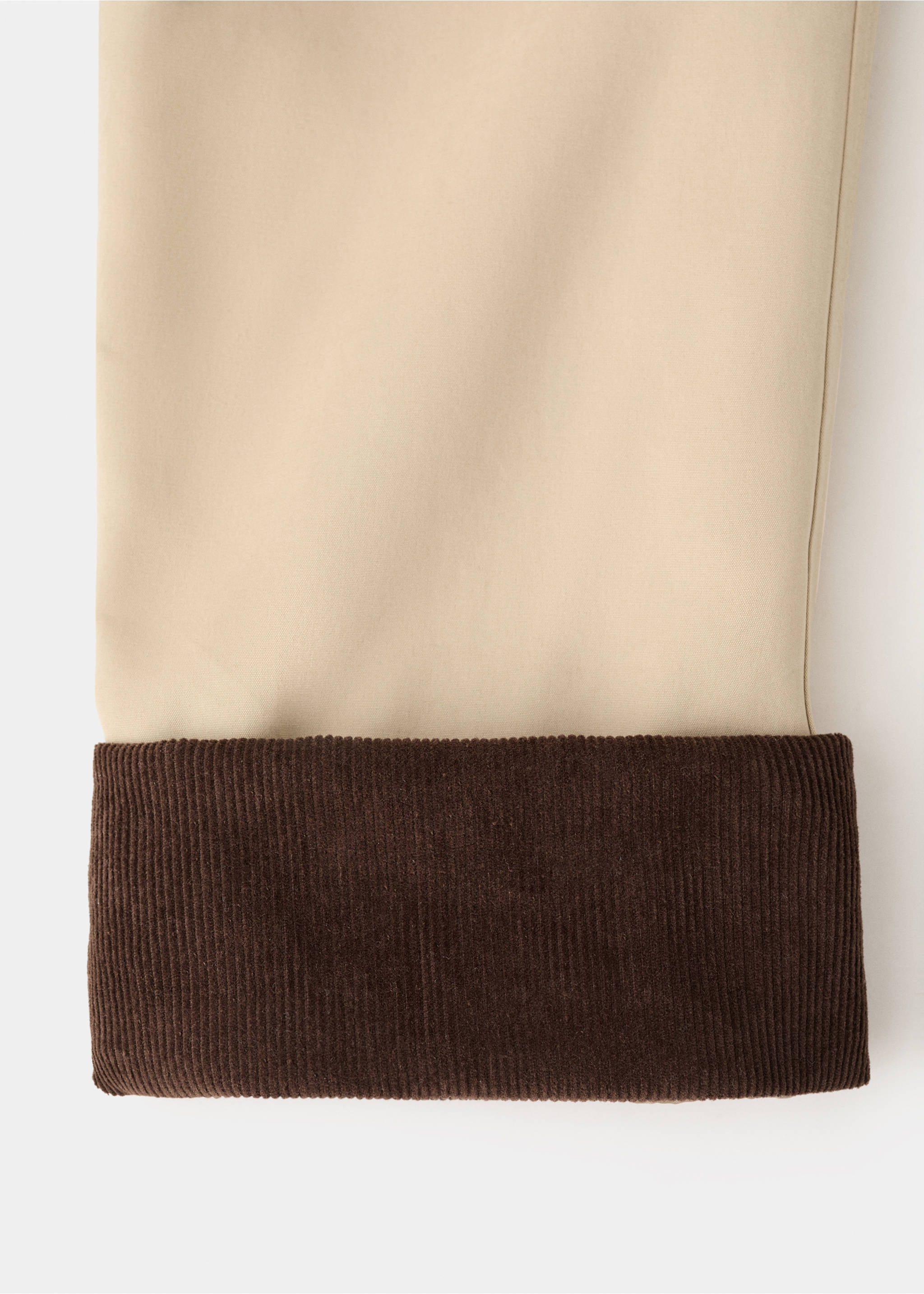 Trench coll contrast - Detall de l'article 0, Cru. Ref: 17075783-00.