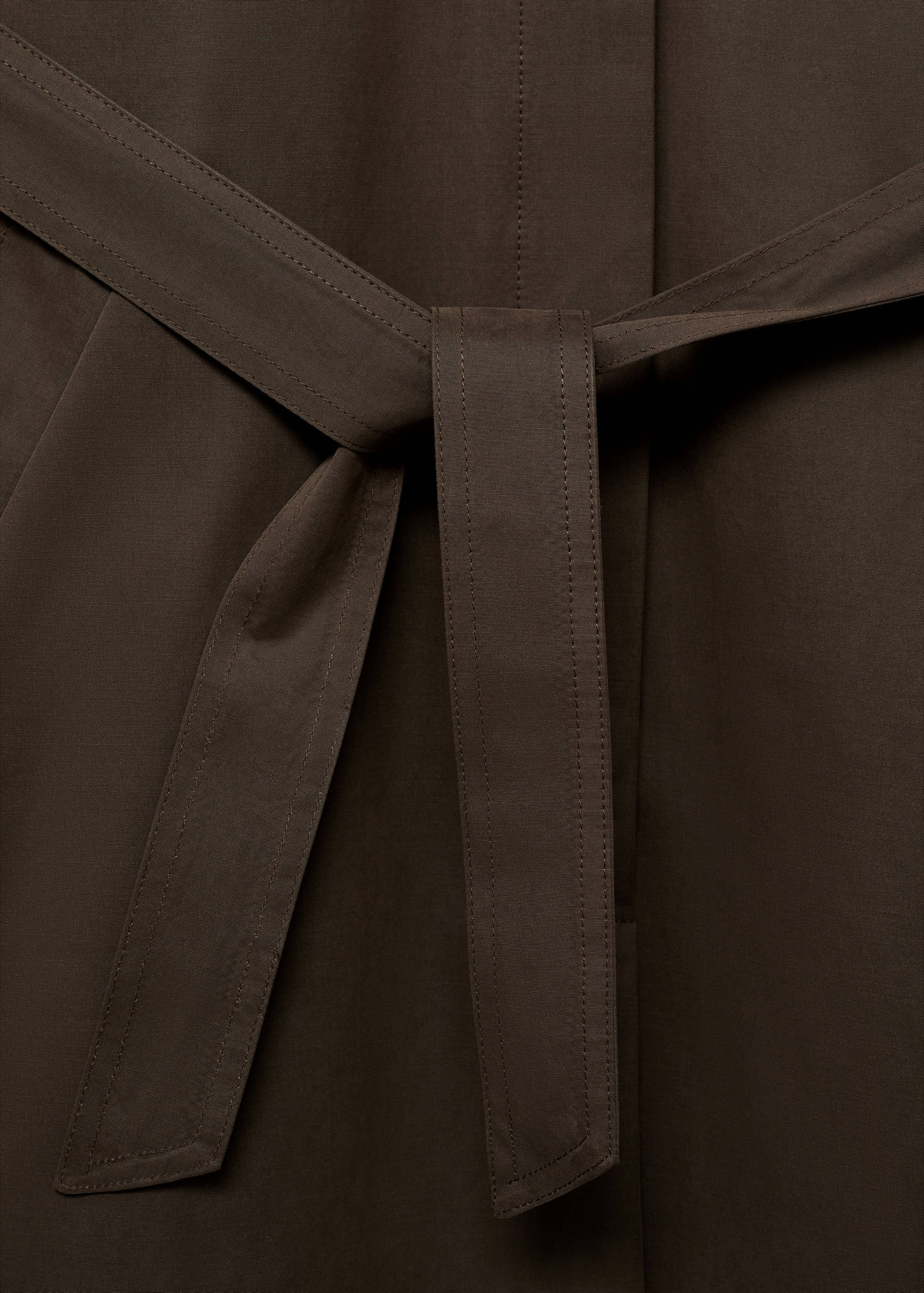 Trench long avec intérieur imprimé - Détail de l'article 0