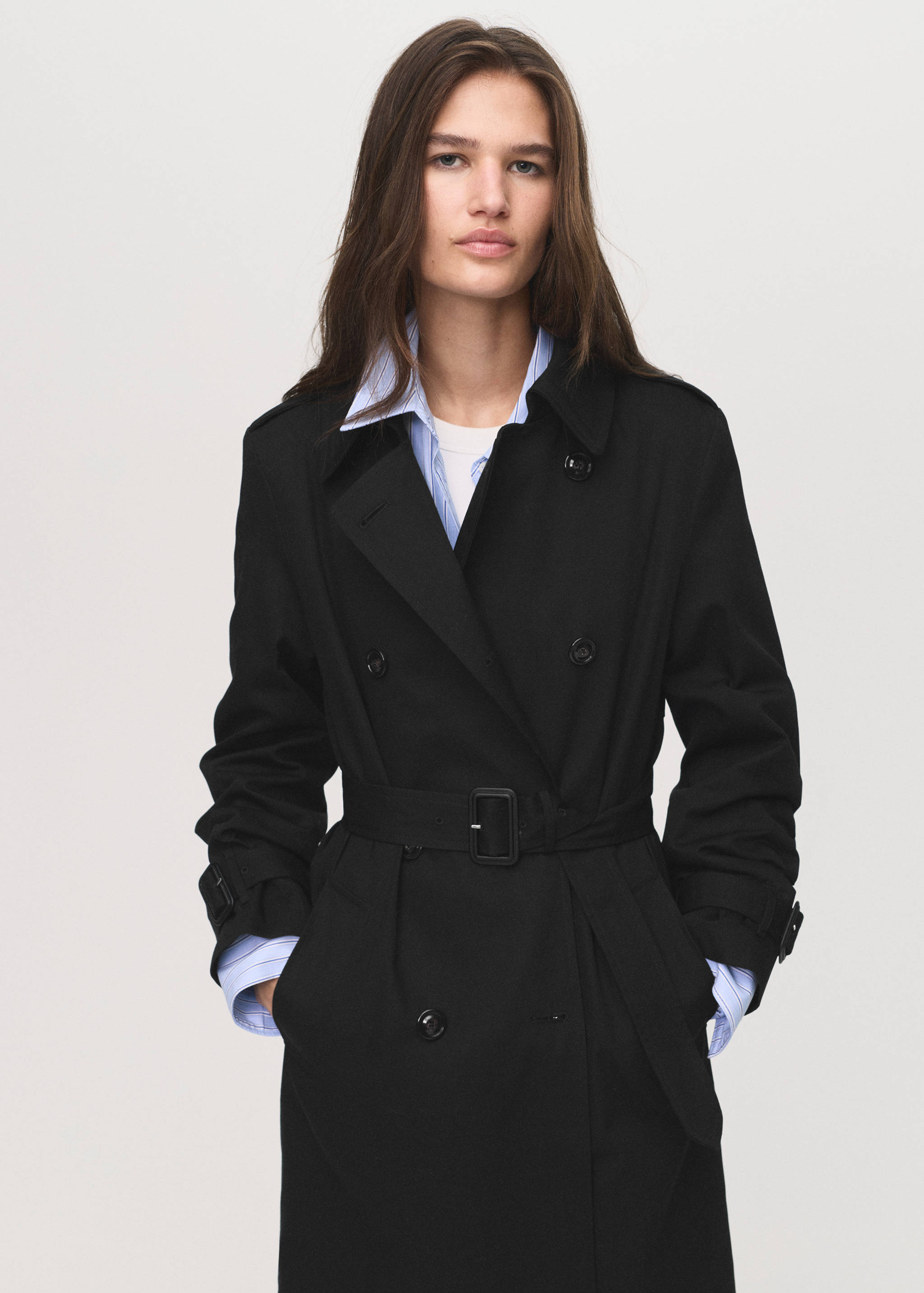 Classic trench coat with belt - Medium plane