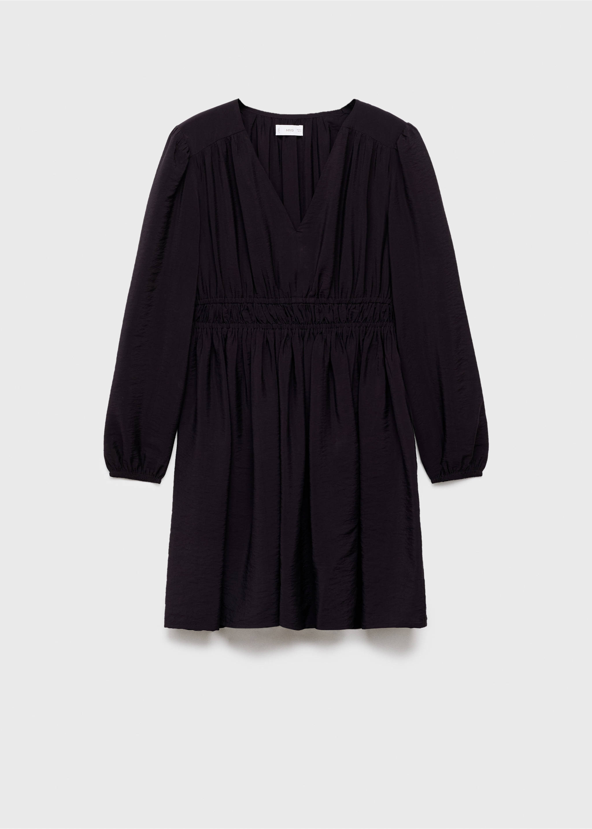 Dress with gathered waist - Article without model, Navy. Ref: 17075791-00.
