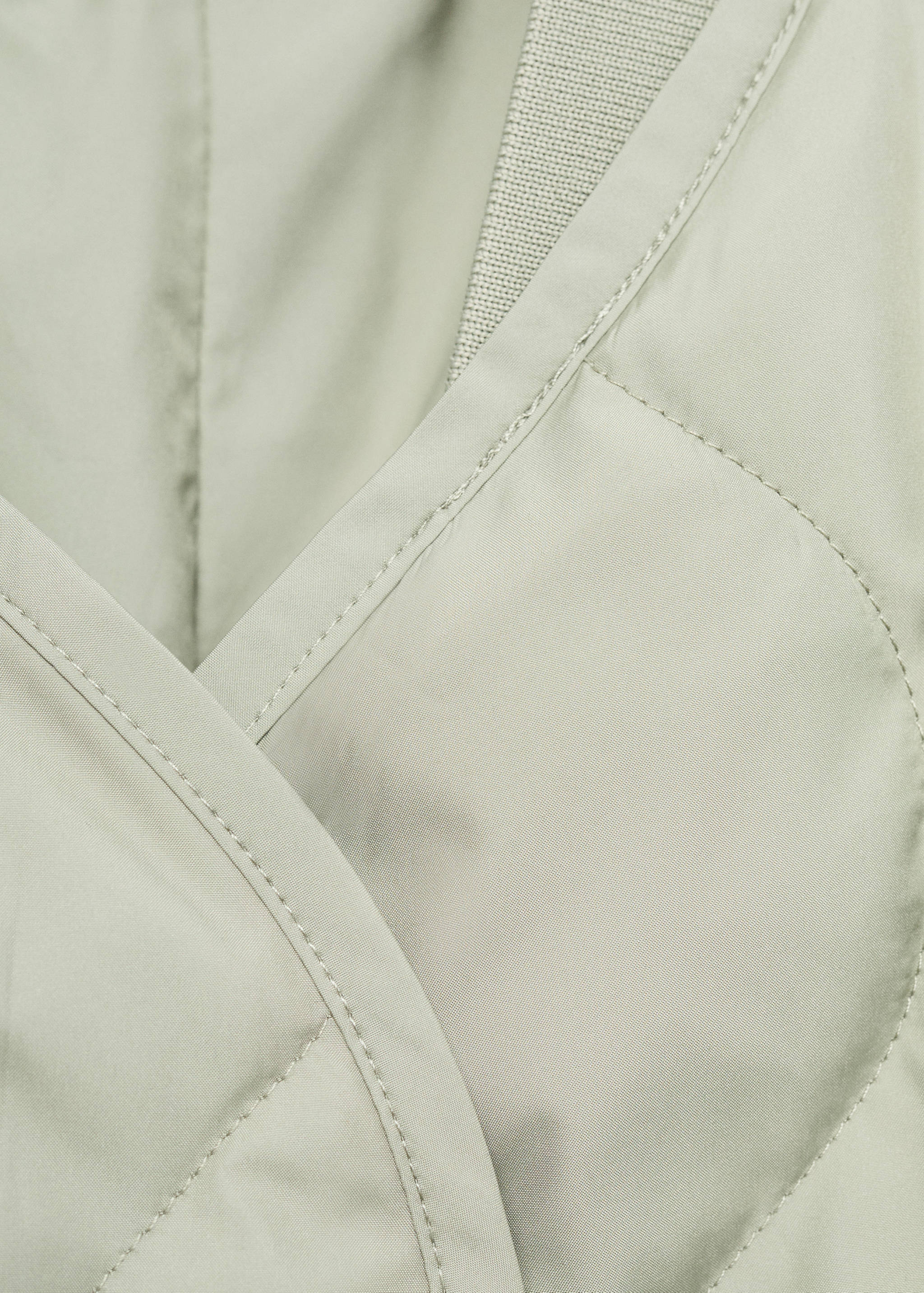 Oversized quilted anorak - Details of the article 8