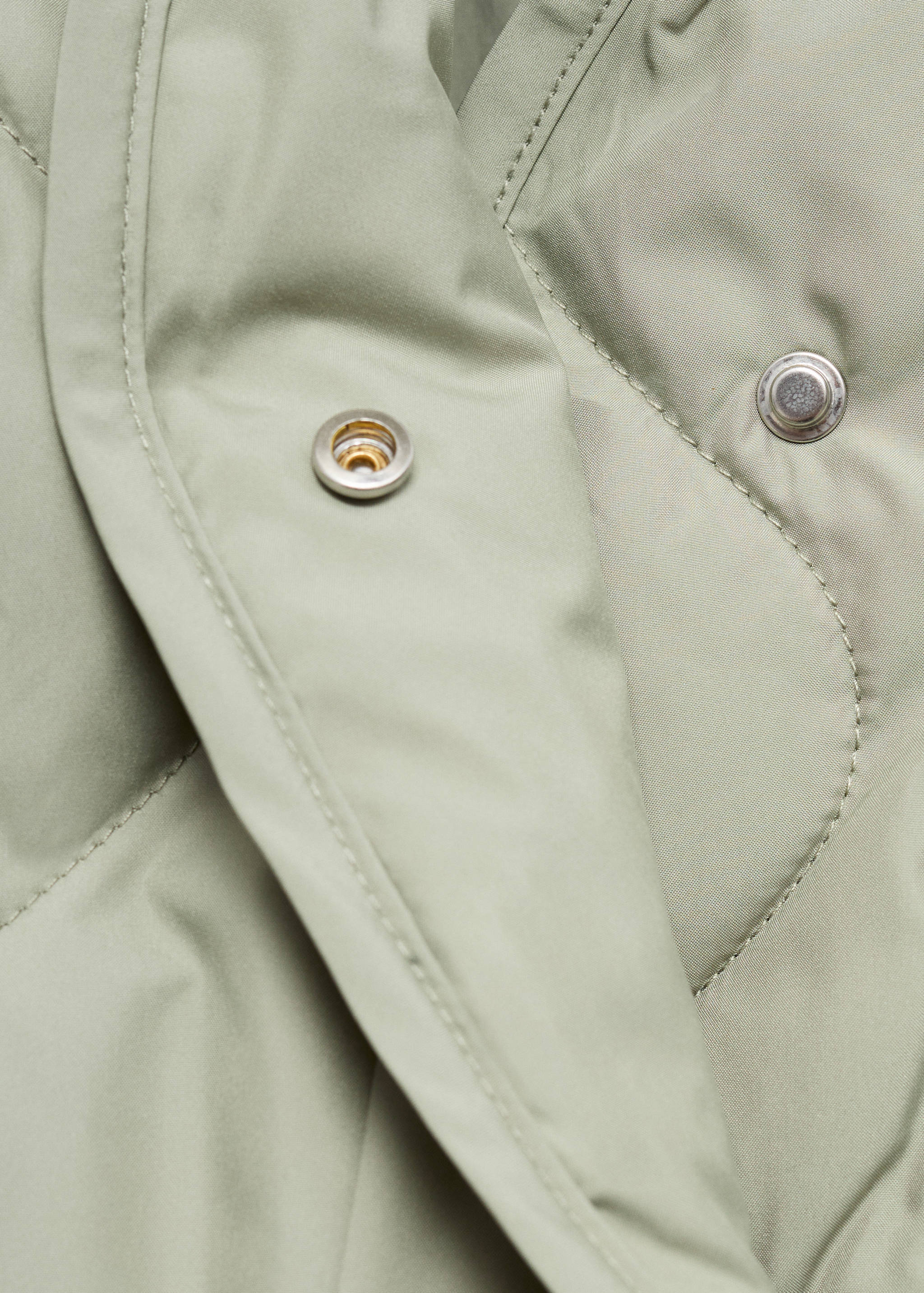 Oversized quilted anorak - Details of the article 0