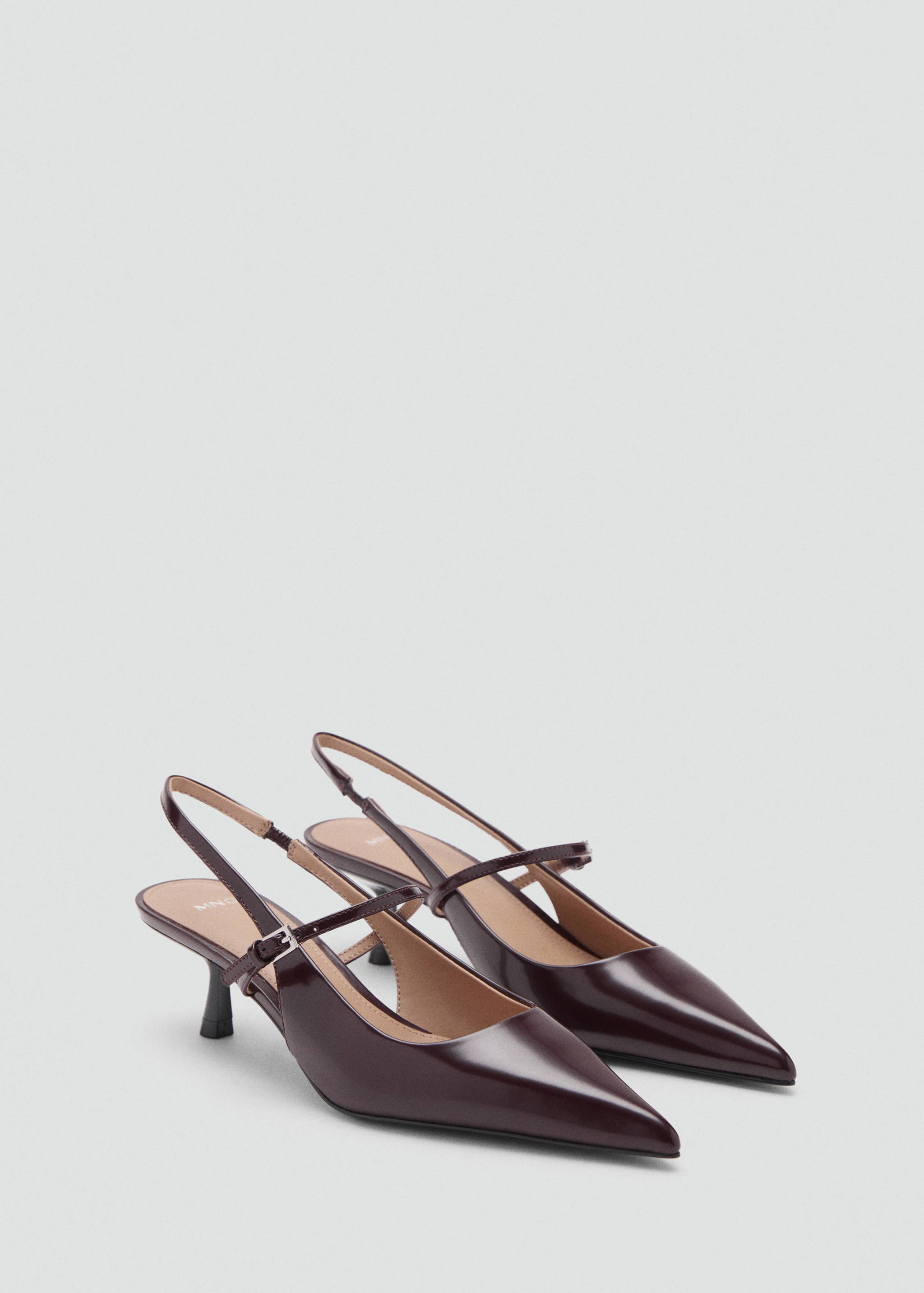 Chaussures vernies talon kitten heel - Plan moyen