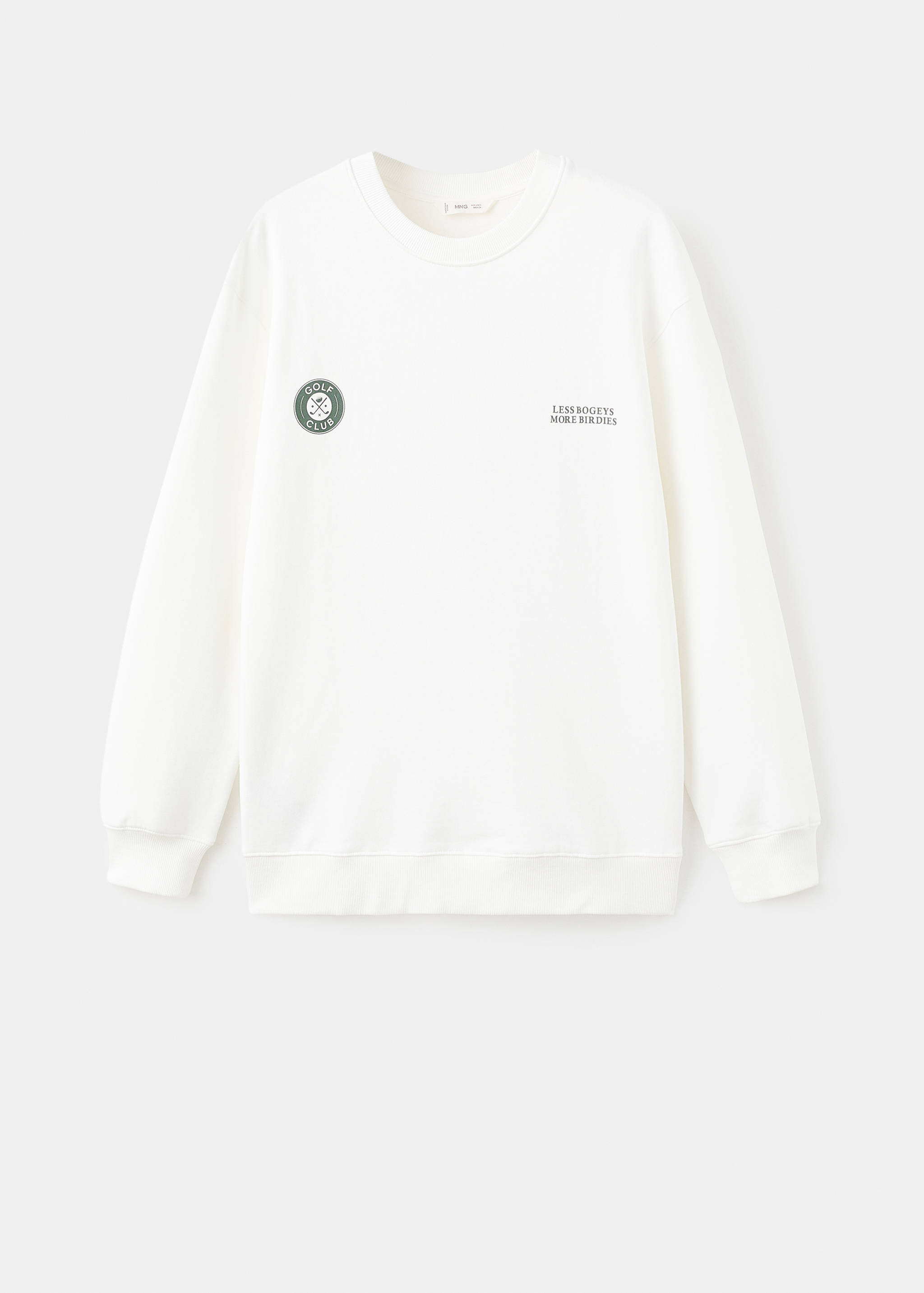 Printed cotton sweatshirt - Article without model
