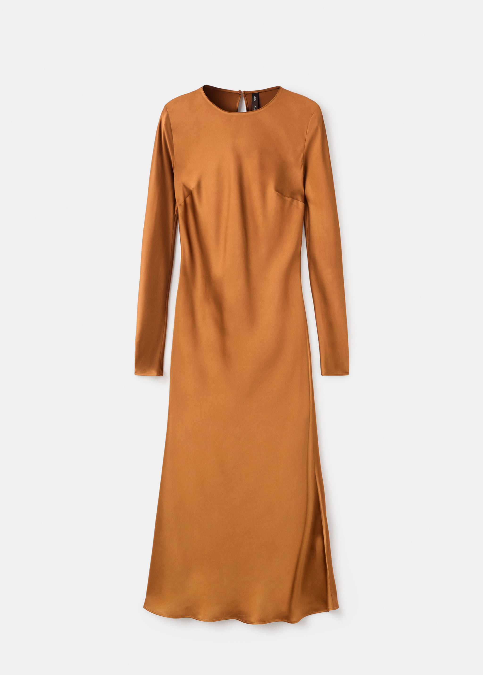 Long satin dress - Article without model