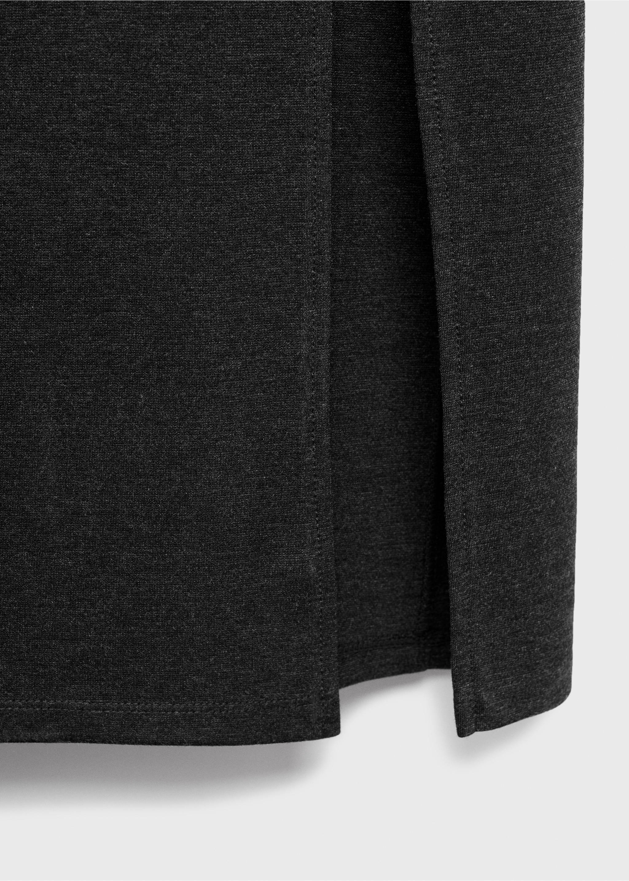 Cut-out ruched dress - Details of the article 0, Grey. Ref: 17075811-00.