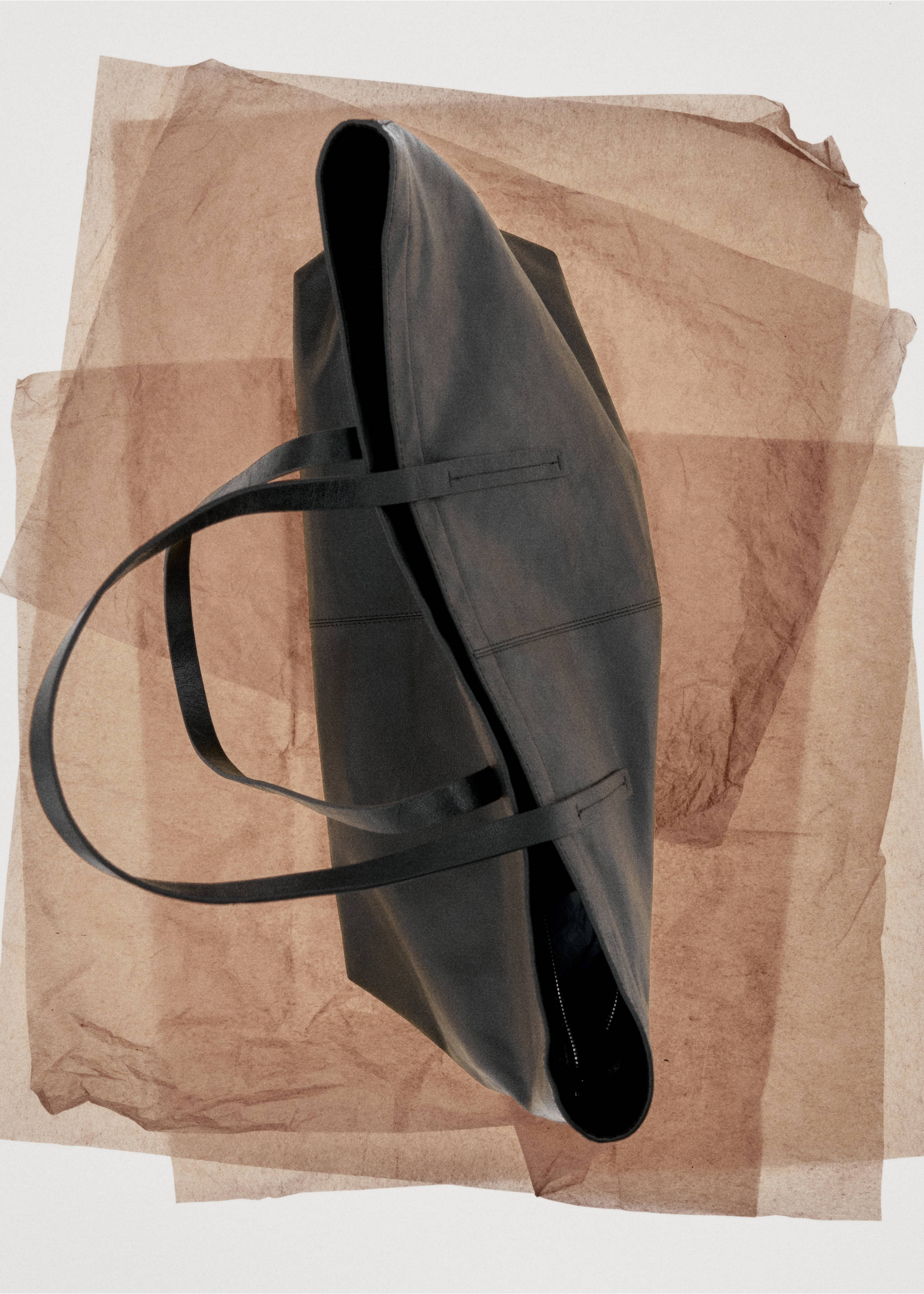 Bolso shopper piel - Detalle del artículo 7, Negro. Ref: 17075818-00.