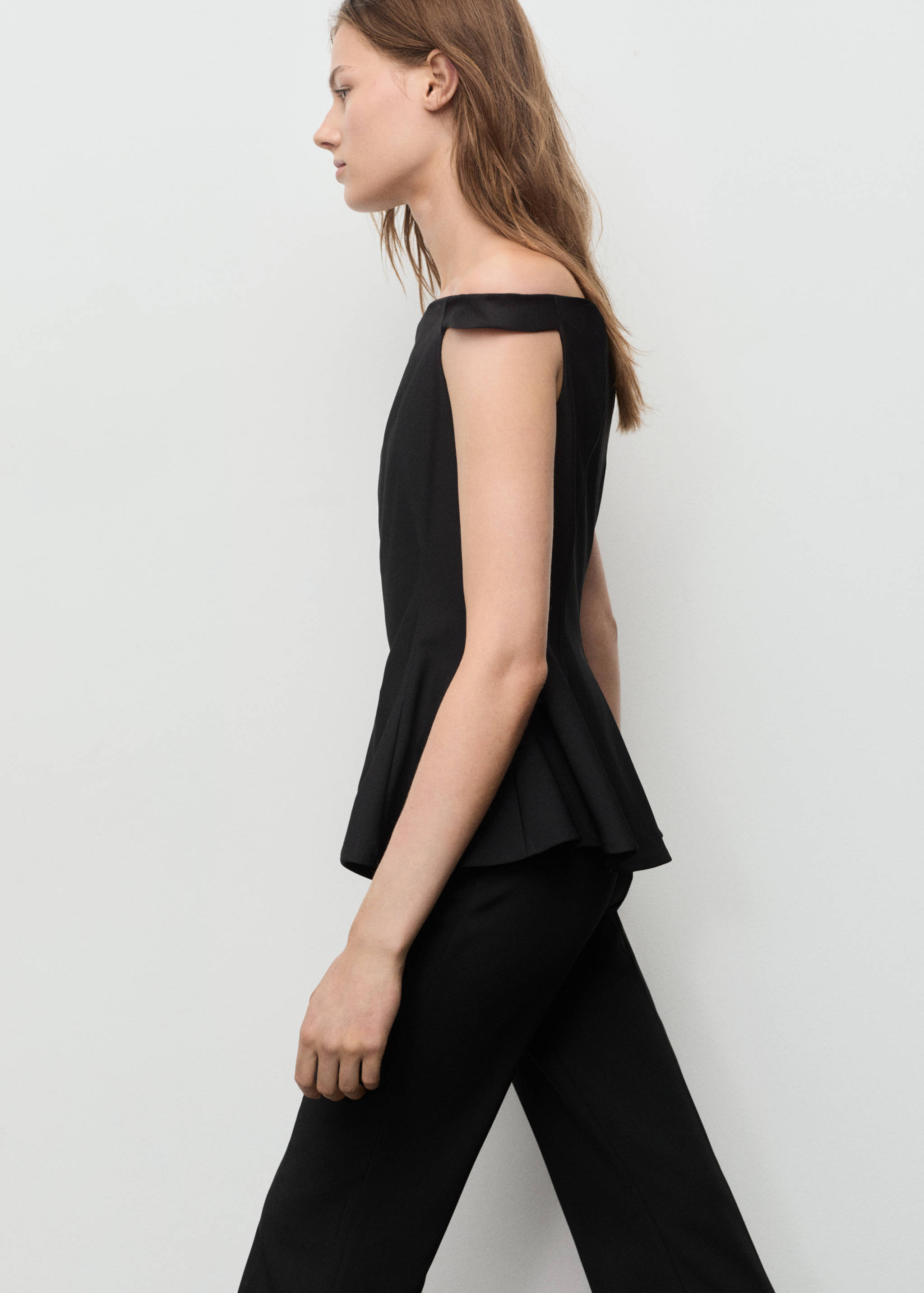 Schulterfreies Peplum-Top - Detail des Artikels 2