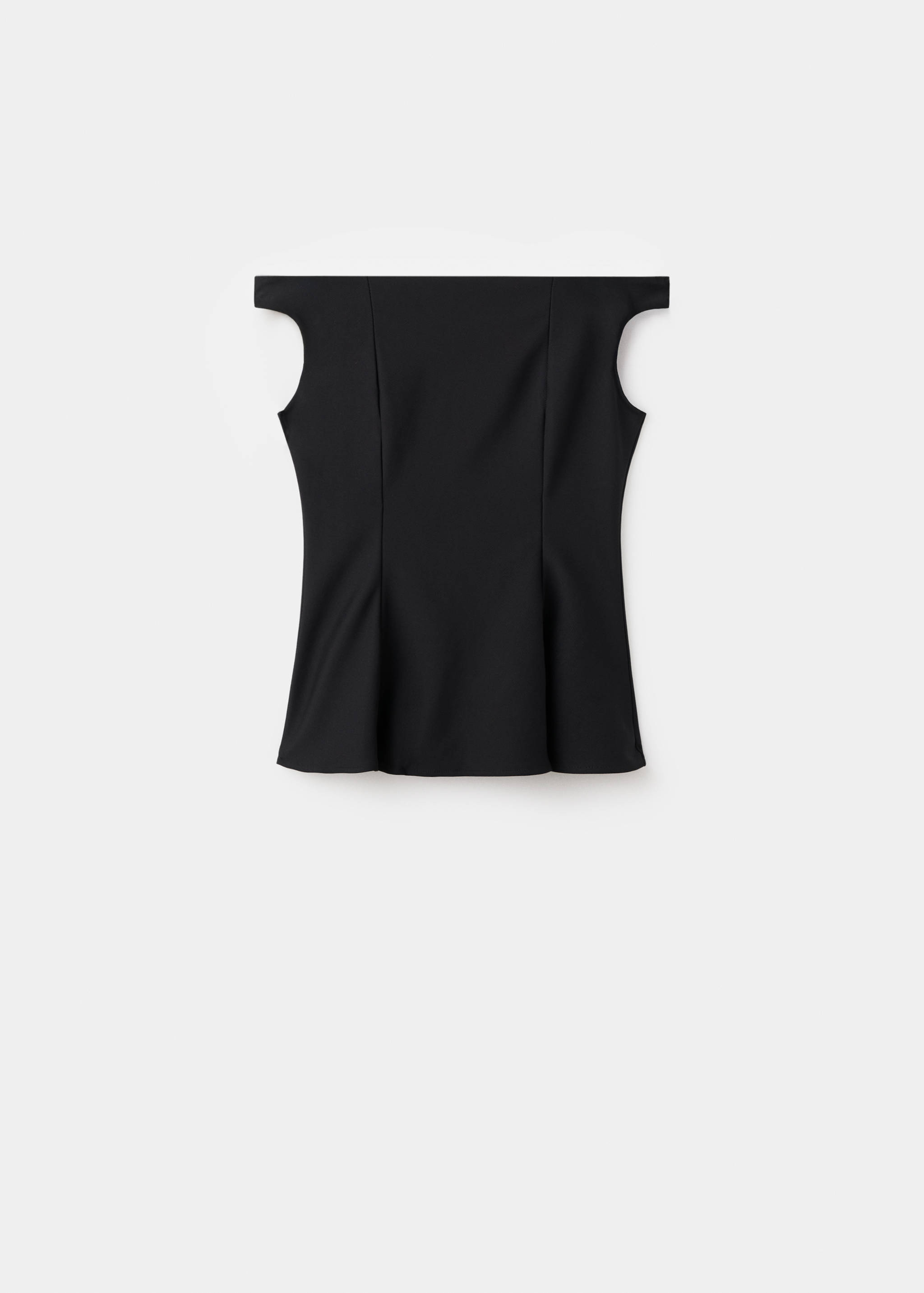 Schulterfreies Peplum-Top - Artikel ohne Model