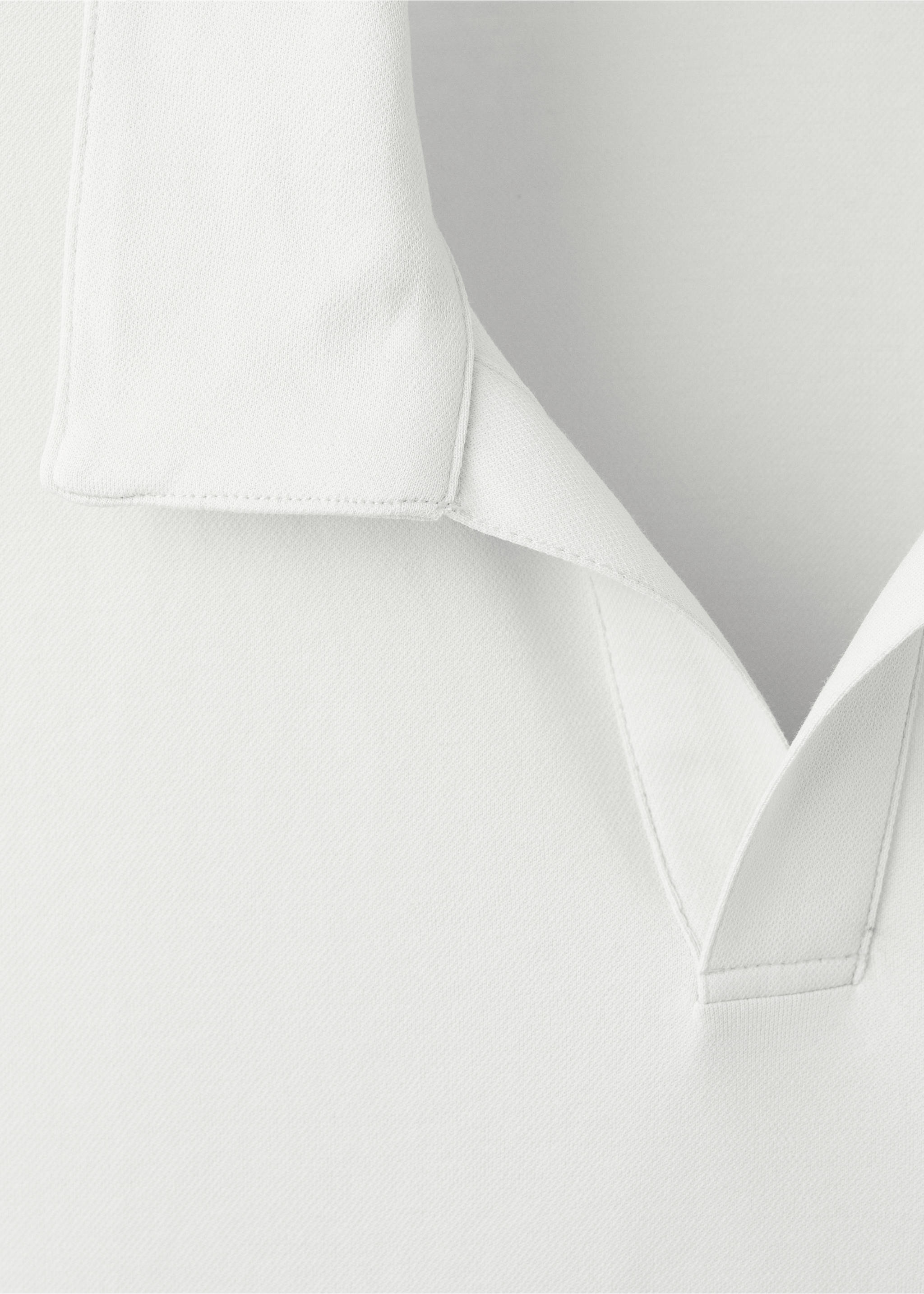 Cotton piqué polo shirt - Details of the article 8, Ice Grey. Ref: 17075830-00.