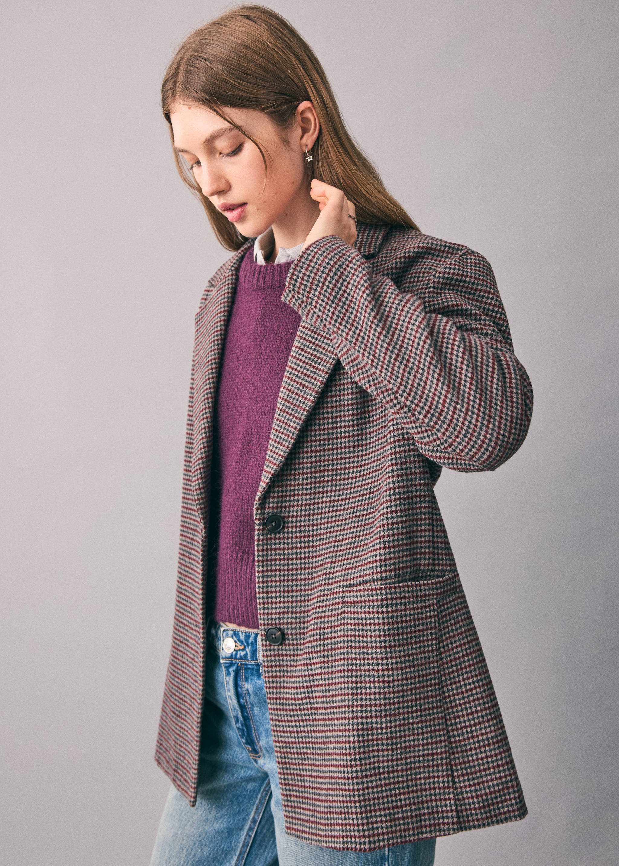 Blazer quadres pota de gall - Pla mig