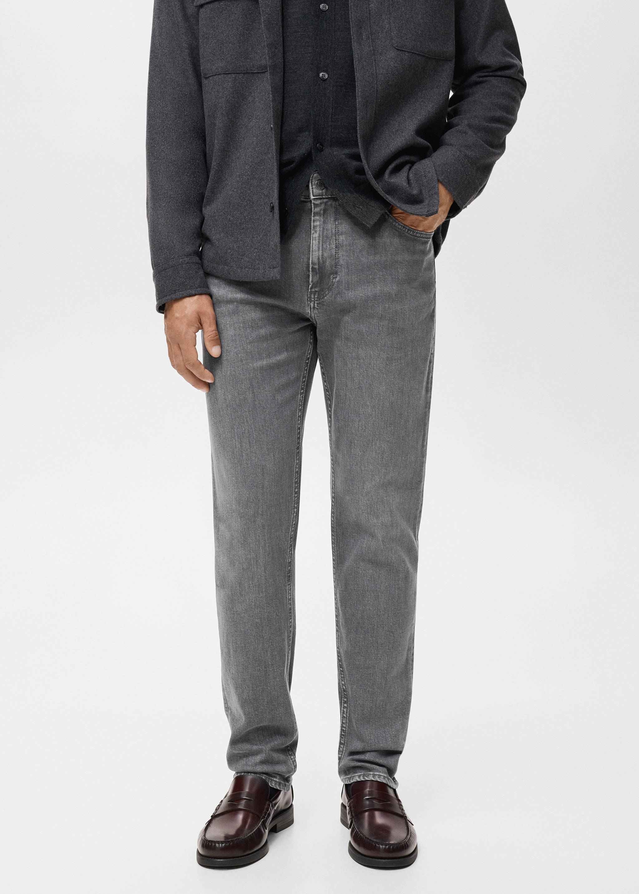 Jean Patrick slim fit Ultra Soft Touch - Plan moyen