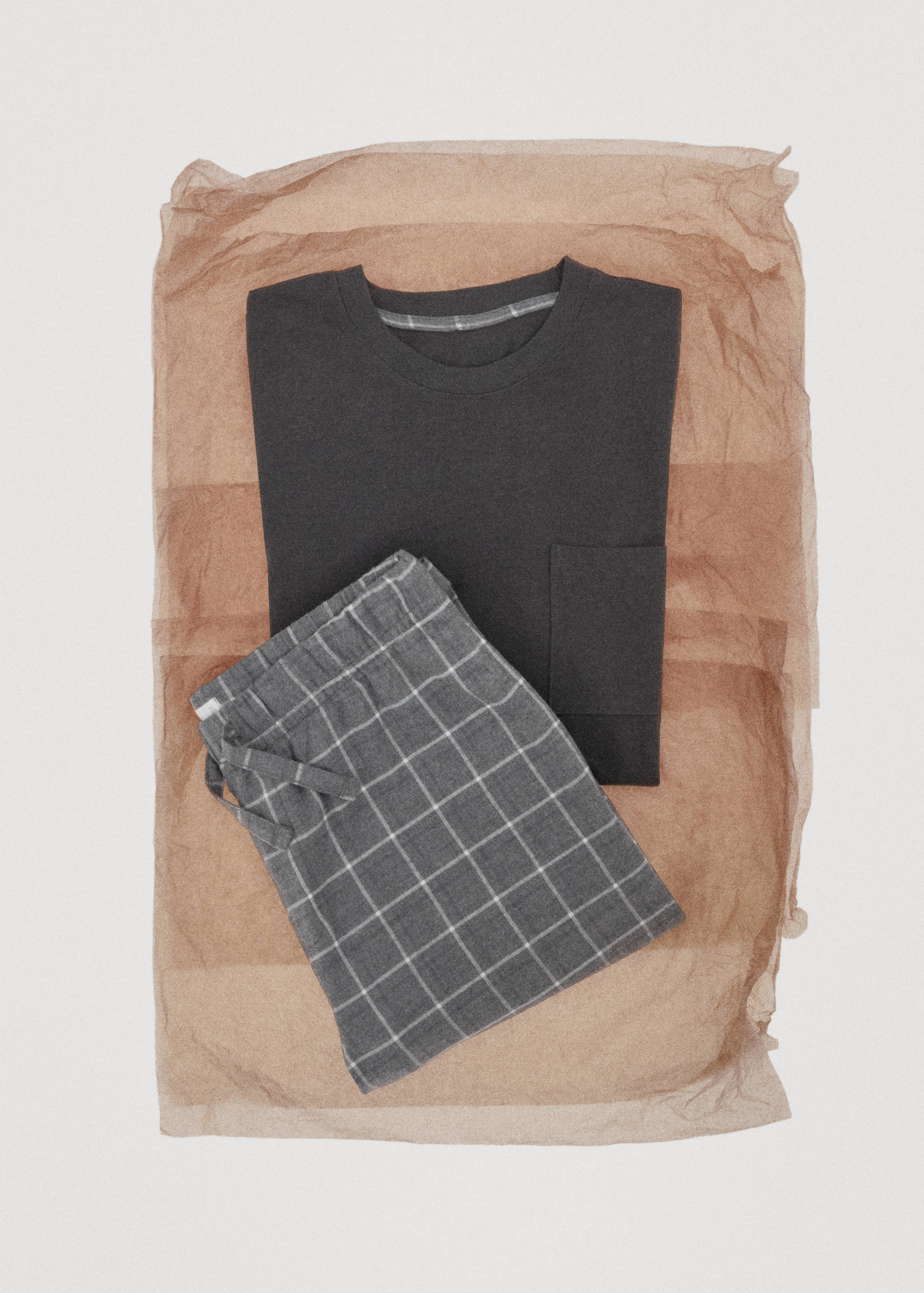 Pak geruite katoenen pyjama - Detail van het artikel 9