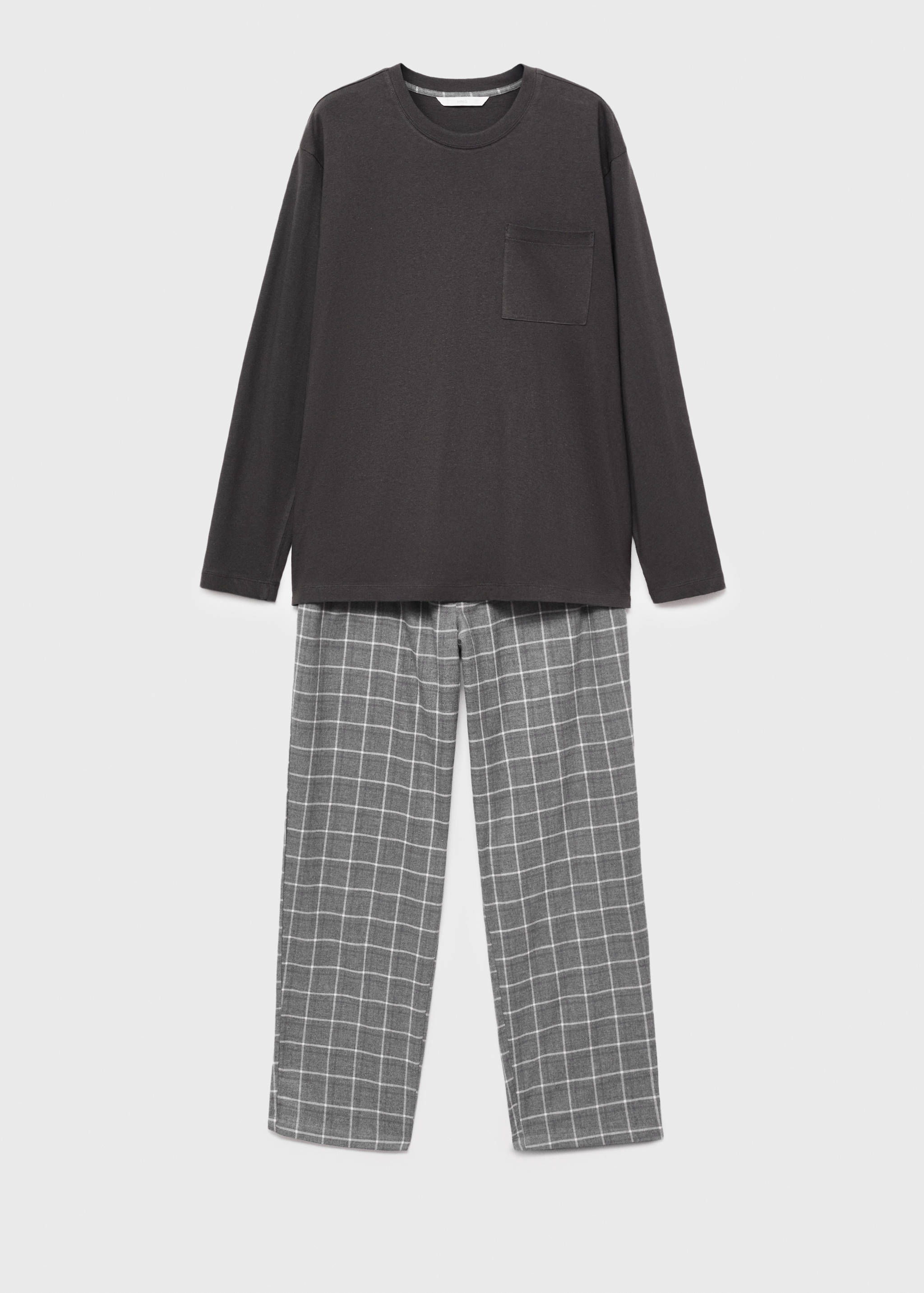 Check cotton pyjama pack - Article without model