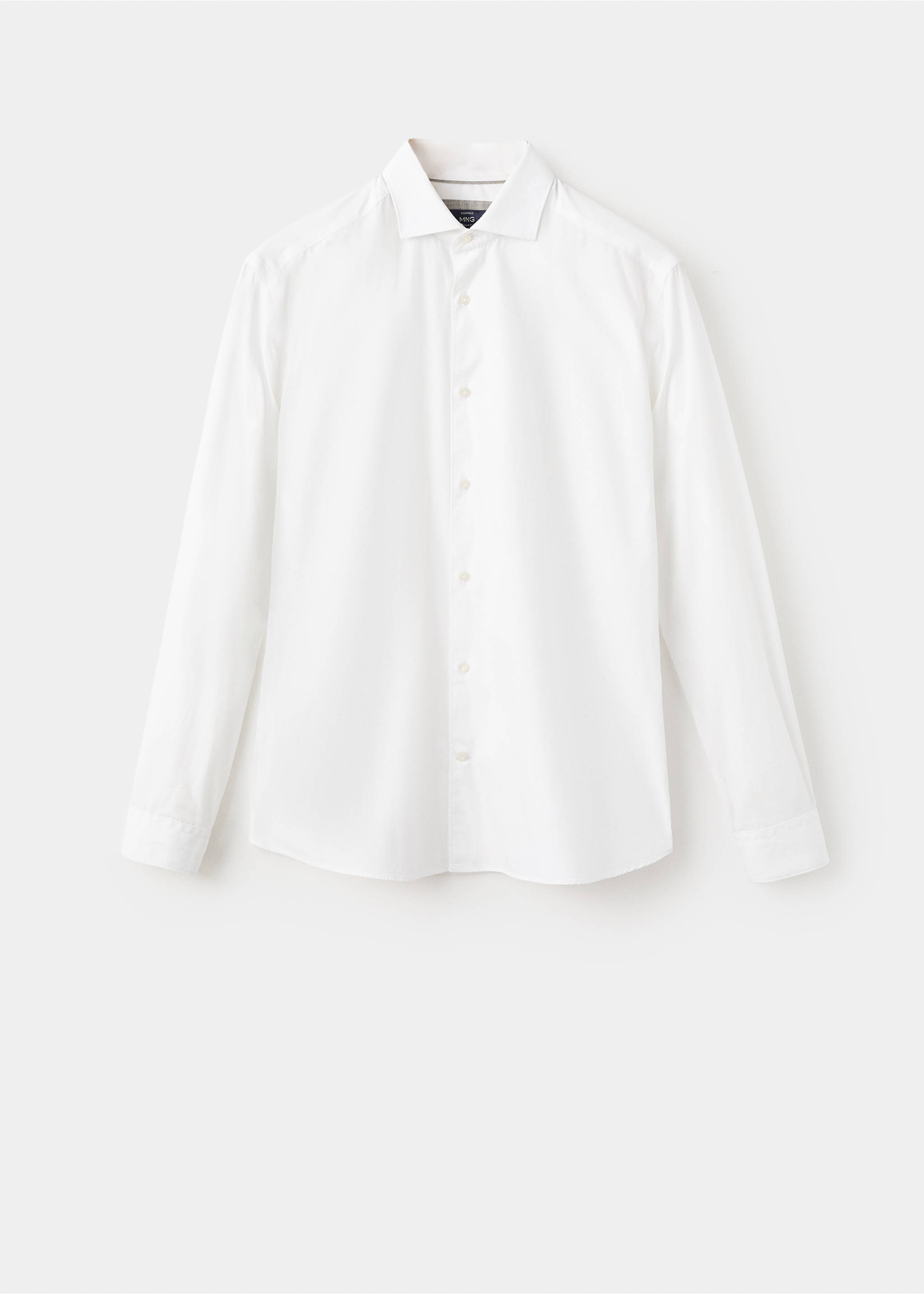 Slim Fit-Hemd aus 100 % Baumwolle - Artikel ohne Model, Weiß. Ref: 17075979-00.
