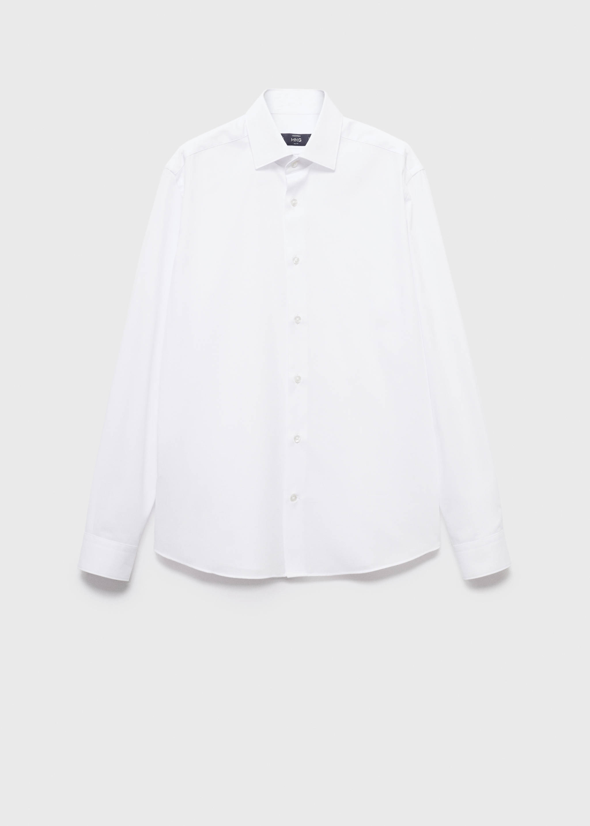 Slim-fit cotton shirt - Article without model