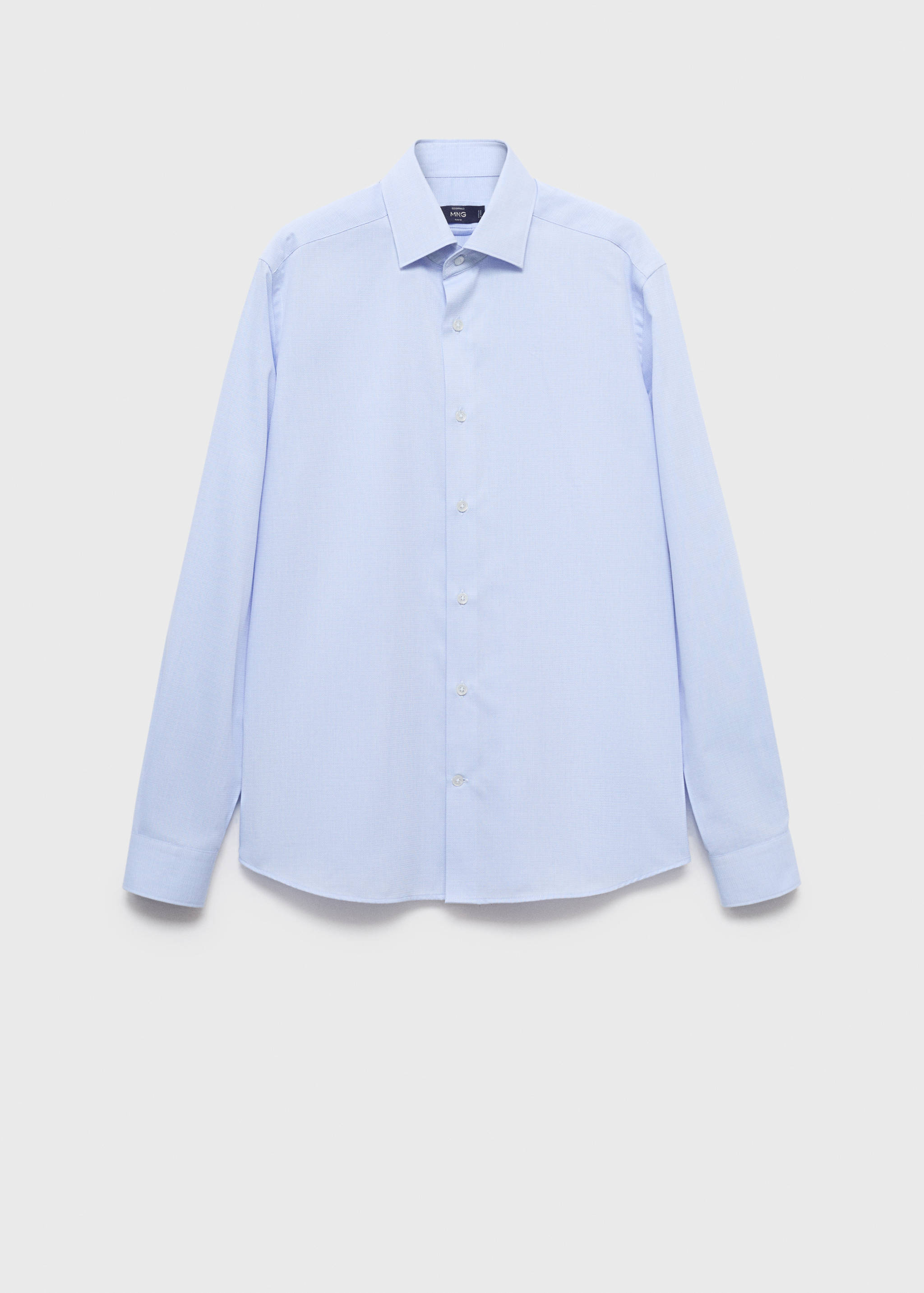 Slim-fit cotton shirt - Article without model