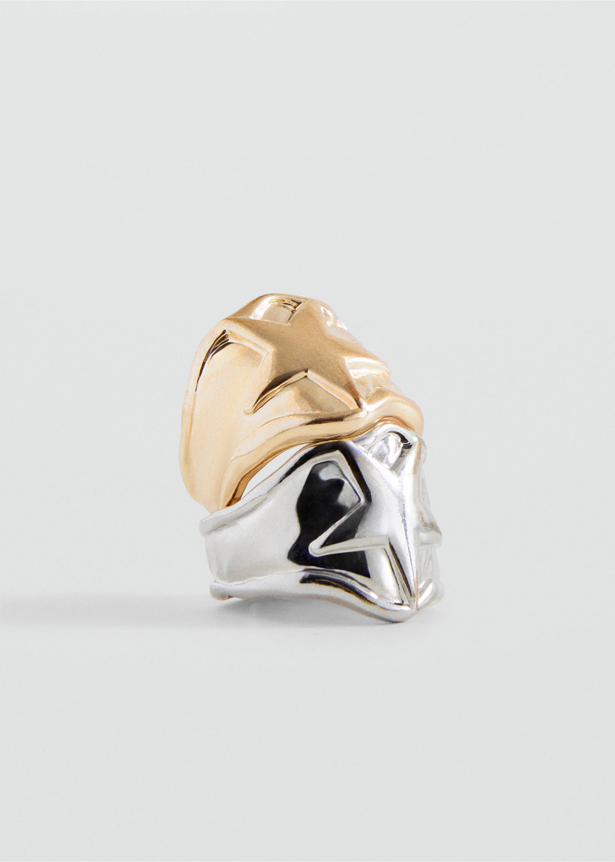 2-pack combined rings - Details of the article 1, Silver. Ref: 17075987-00.
