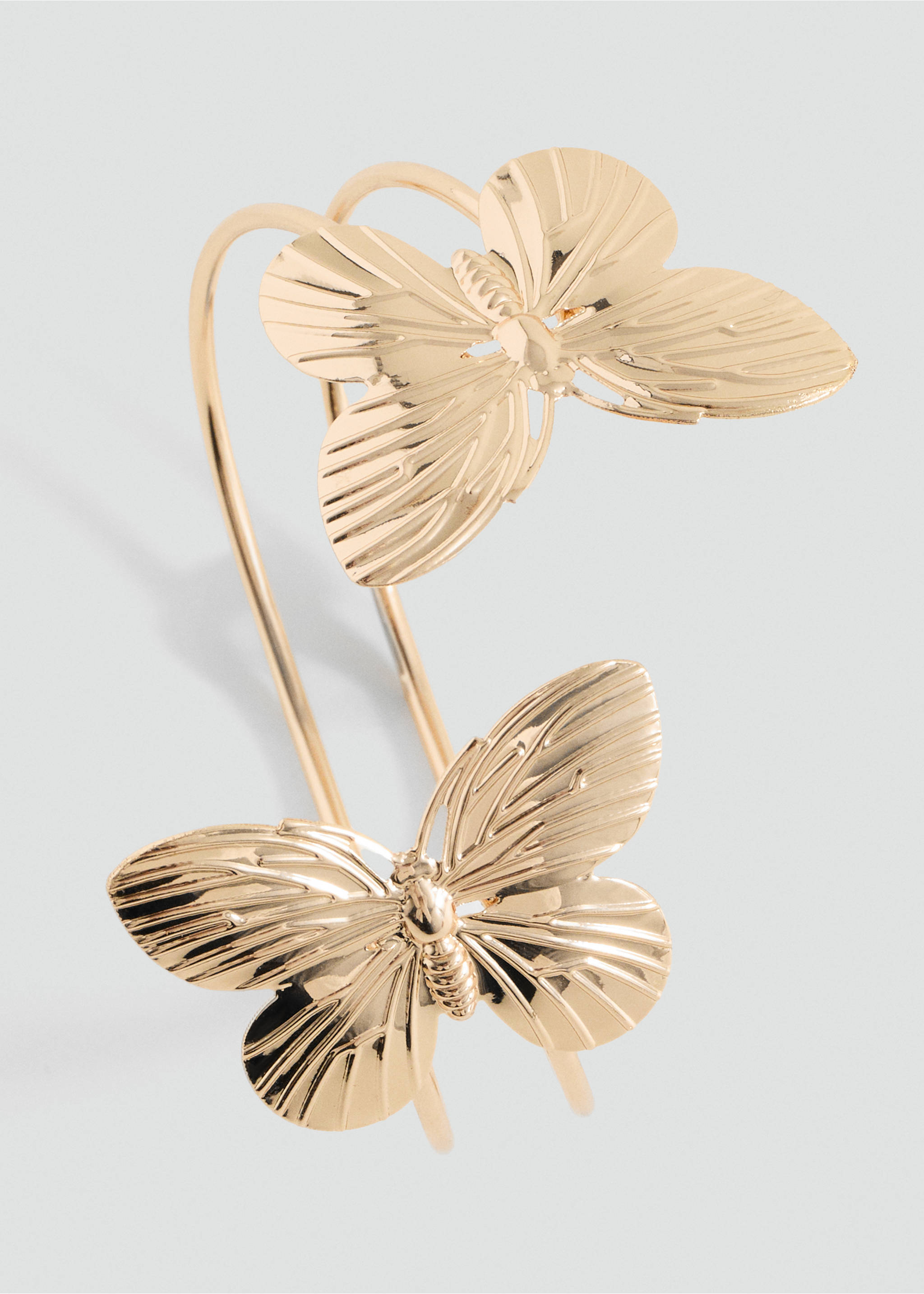 Rigid butterfly bracelet - Details of the article 1, Gold. Ref: 17075989-00.