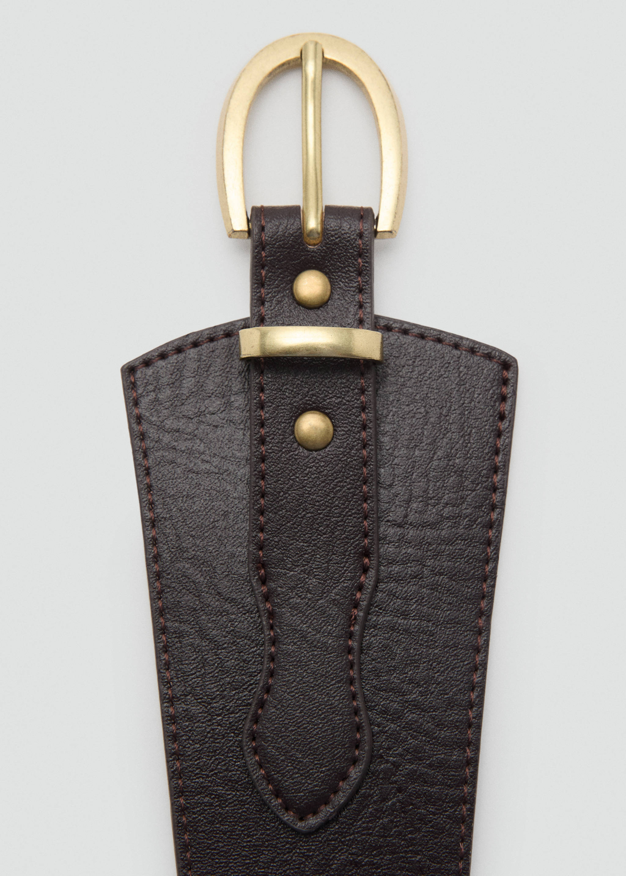 Leather obi belt - Details of the article 1