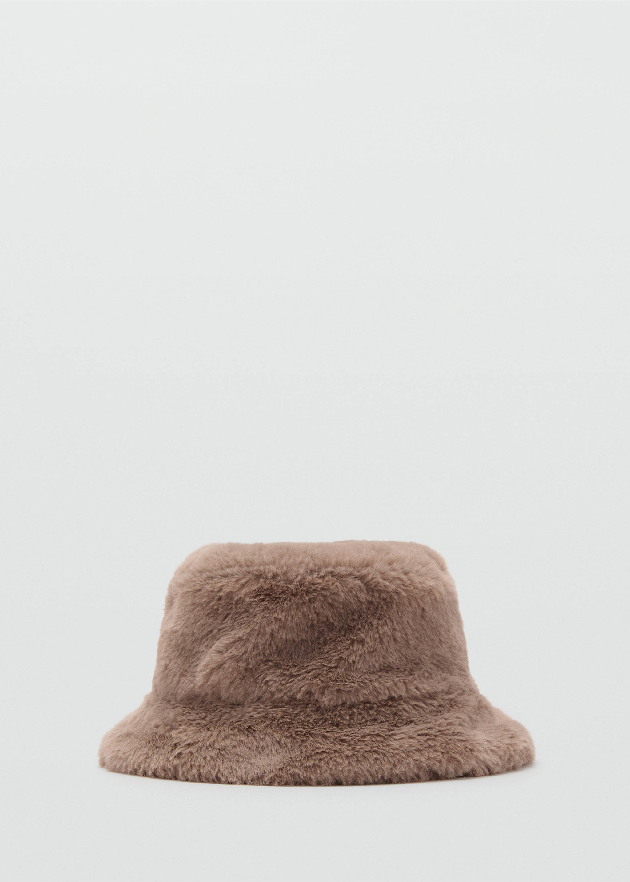 Fur-effect hat - Article without model, Brown. Ref: 17075993-00.