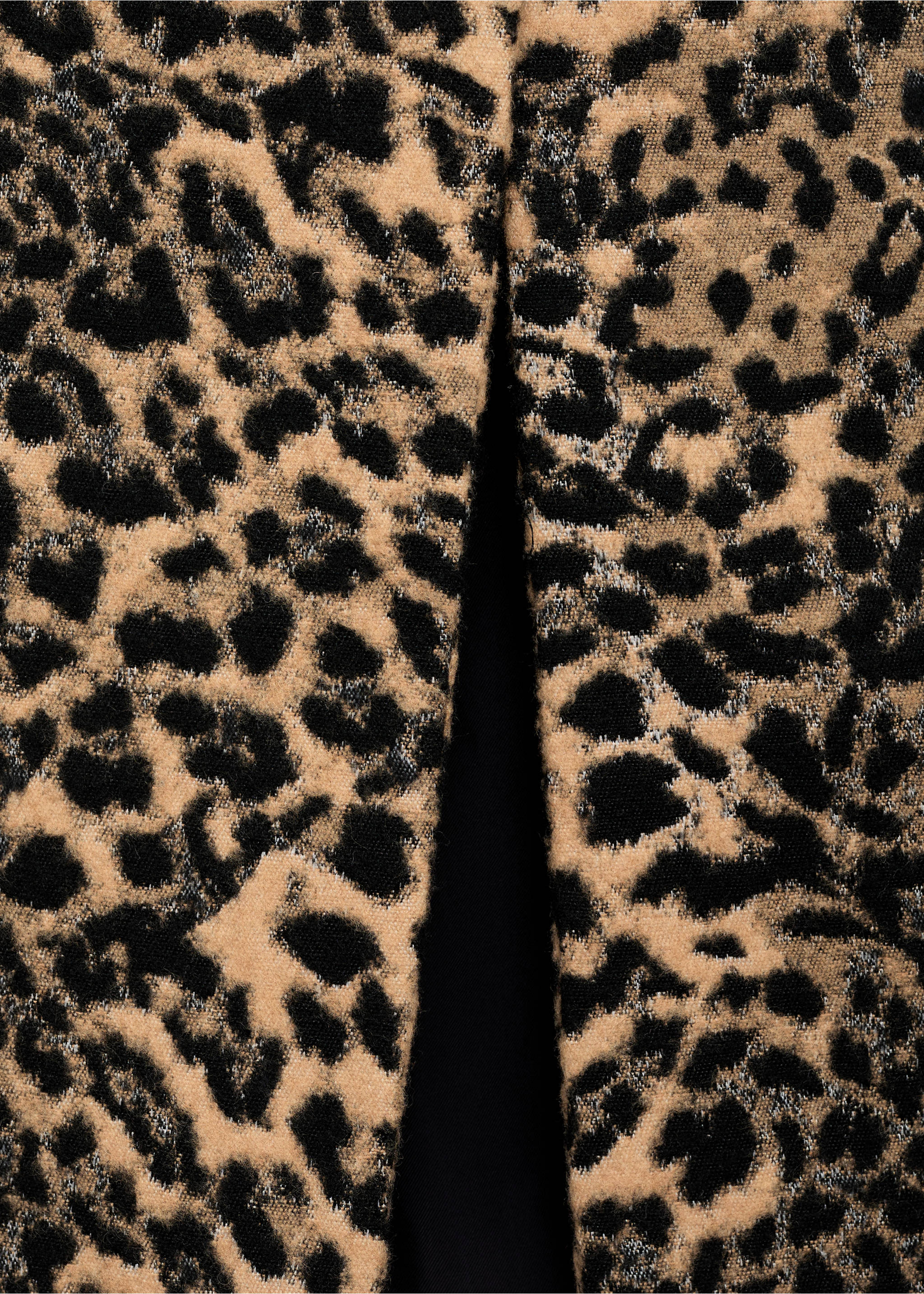 Abrigo largo leopardo - Detalle del artículo 0, Marrón medio. Ref: 17076002-00.