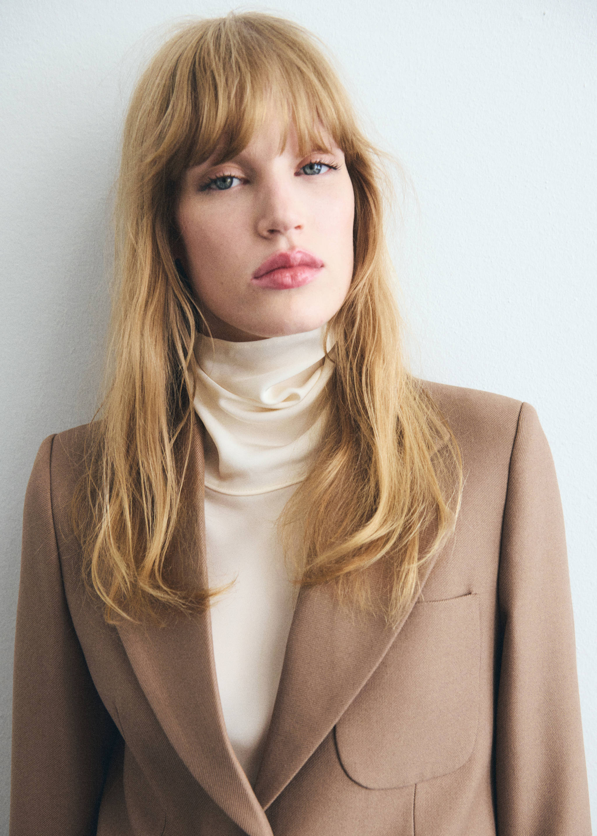 Blazer traje mezcla lana bolsillos - Detalle del artículo 1