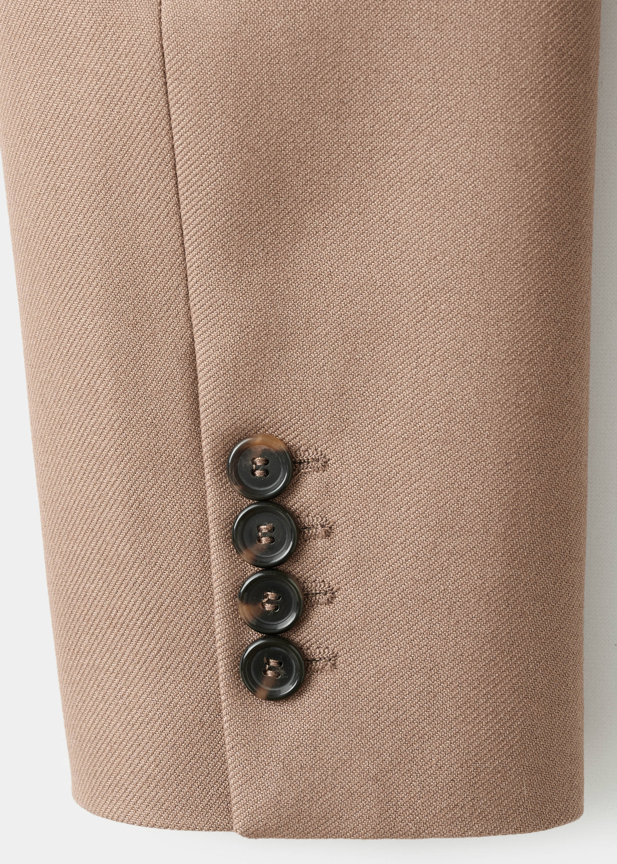 Blazer traje mezcla lana bolsillos - Detalle del artículo 0
