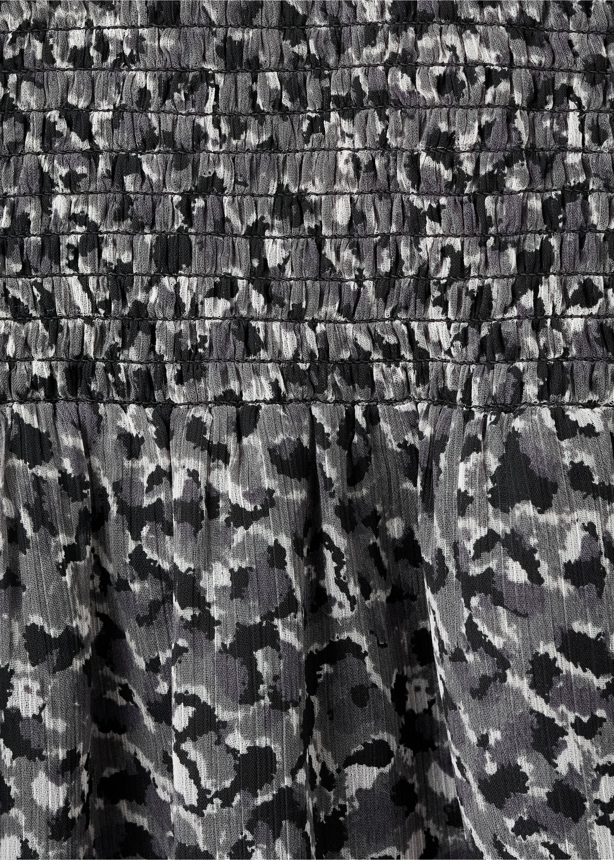 Robe léopard à volants - Détail de l'article 0, Gris. Ref: 17076332-00.