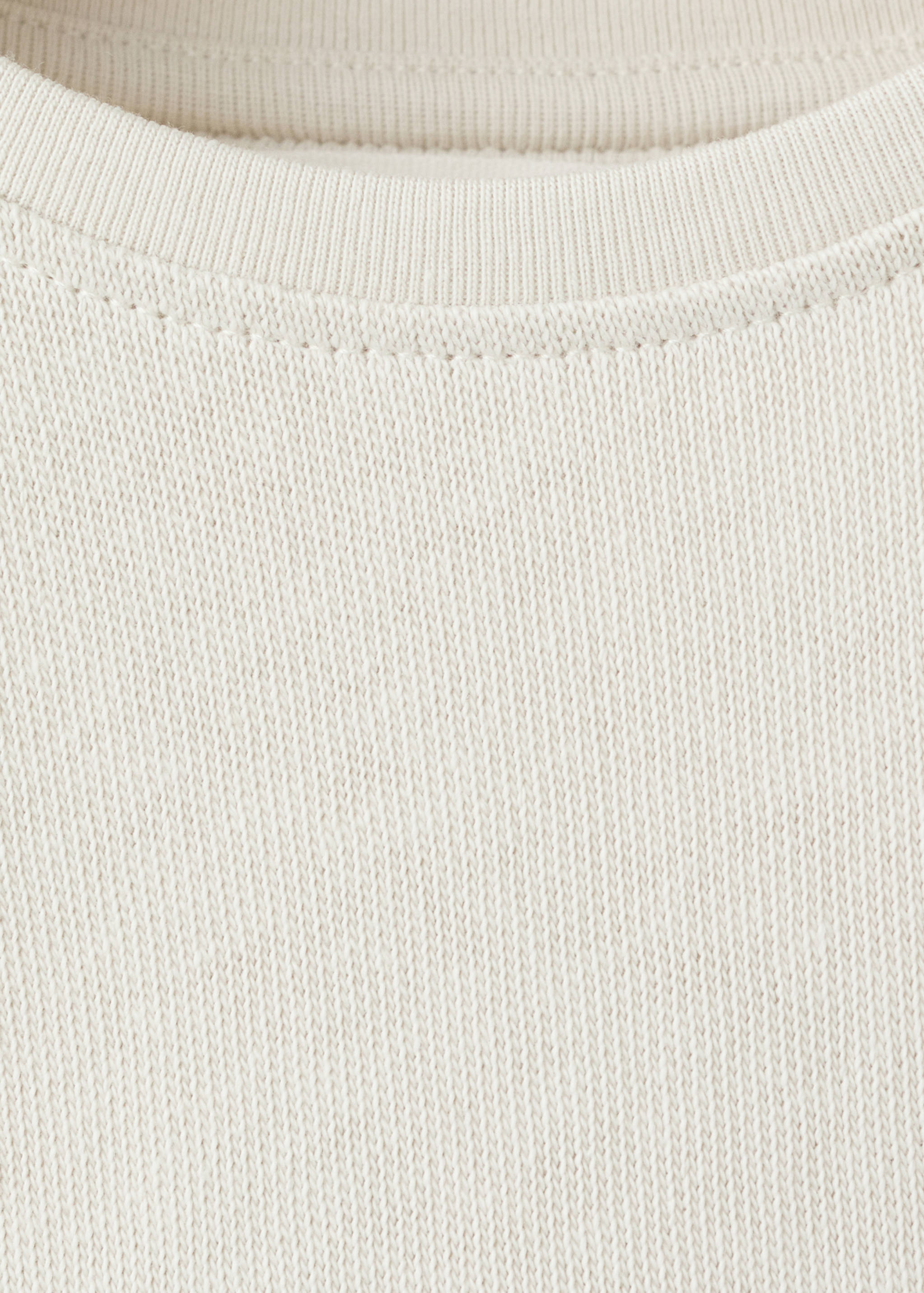 Cotton knitted t-shirt - Details of the article 8