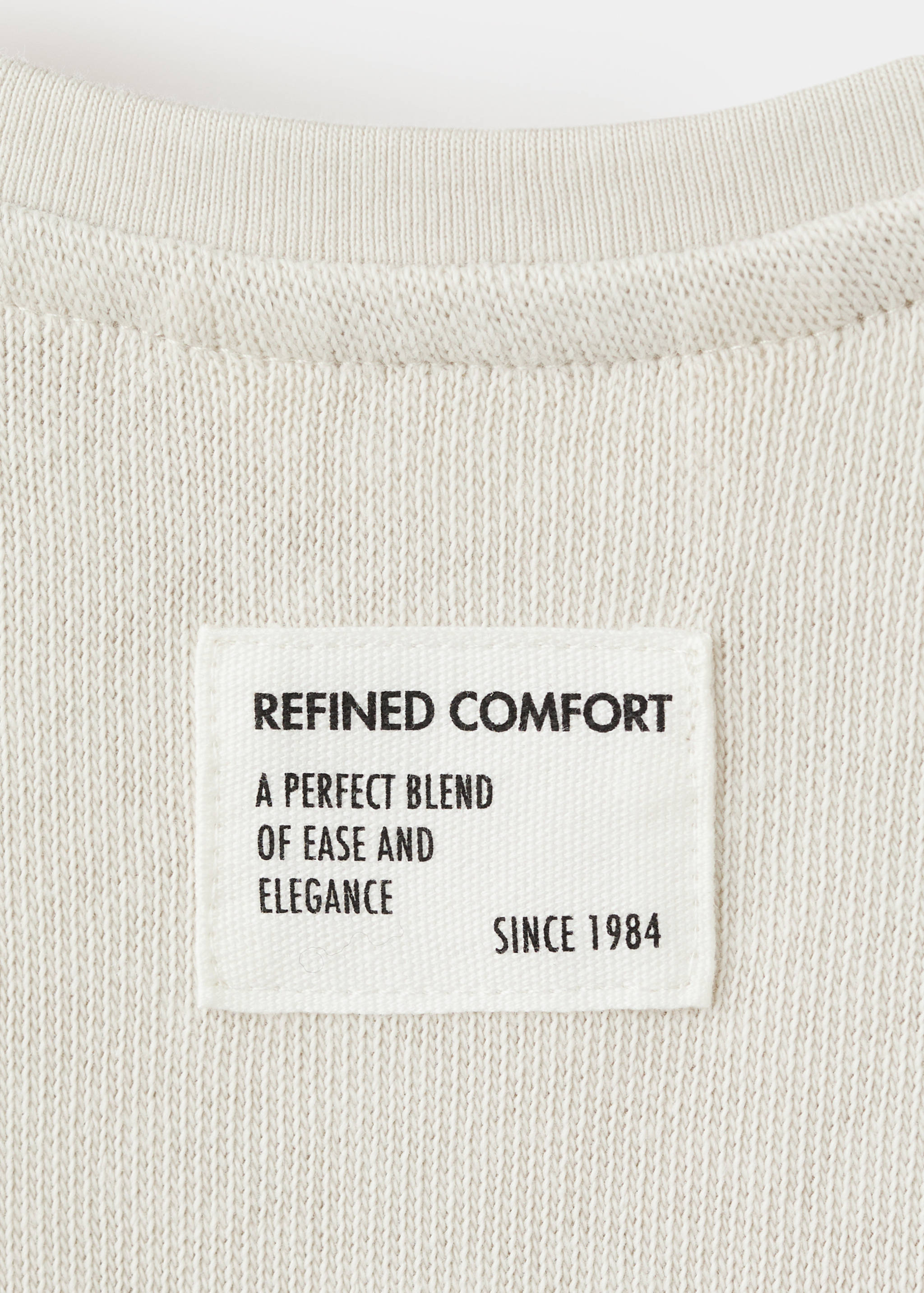 Cotton knitted t-shirt - Details of the article 0